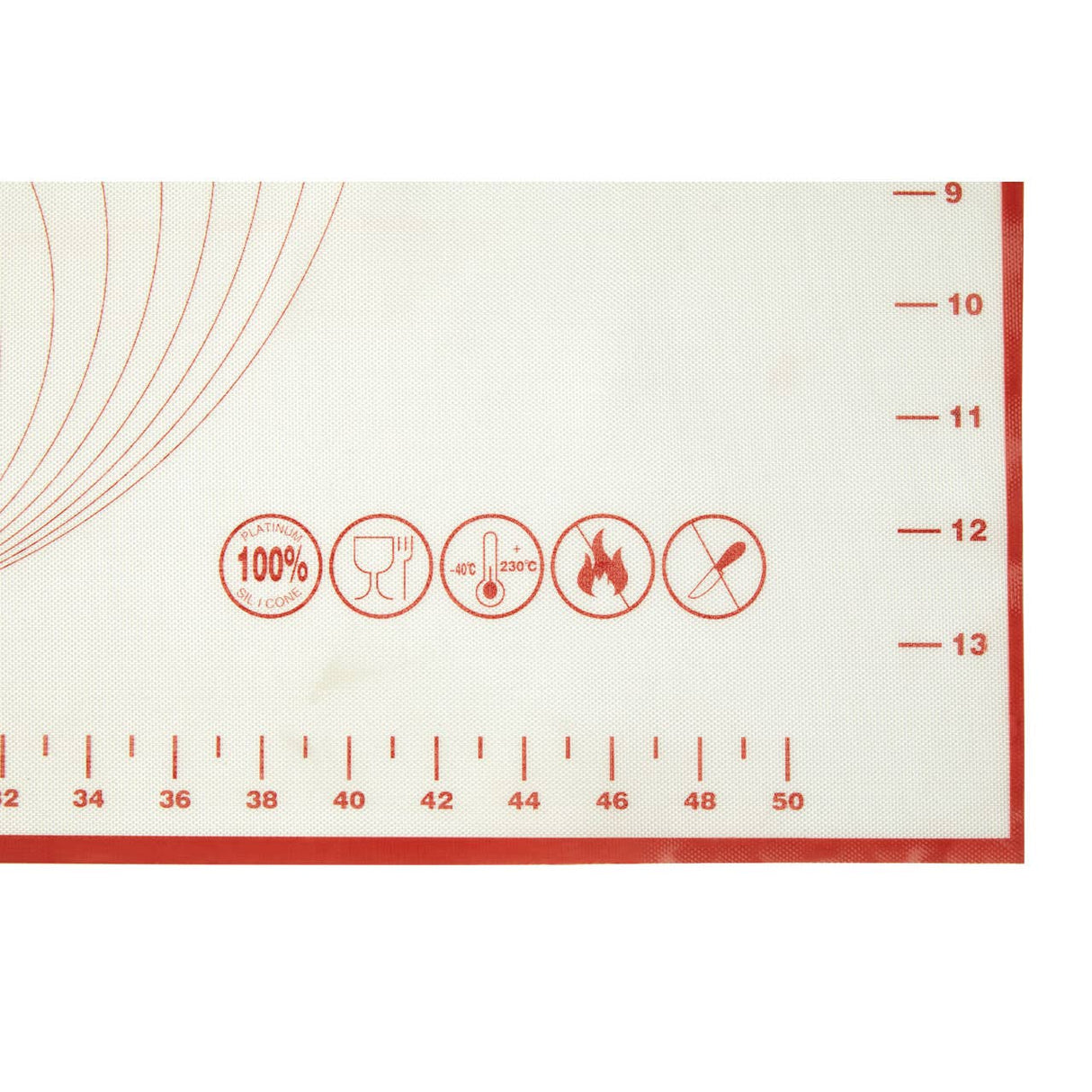 Mimo Red Trim Baking Mat