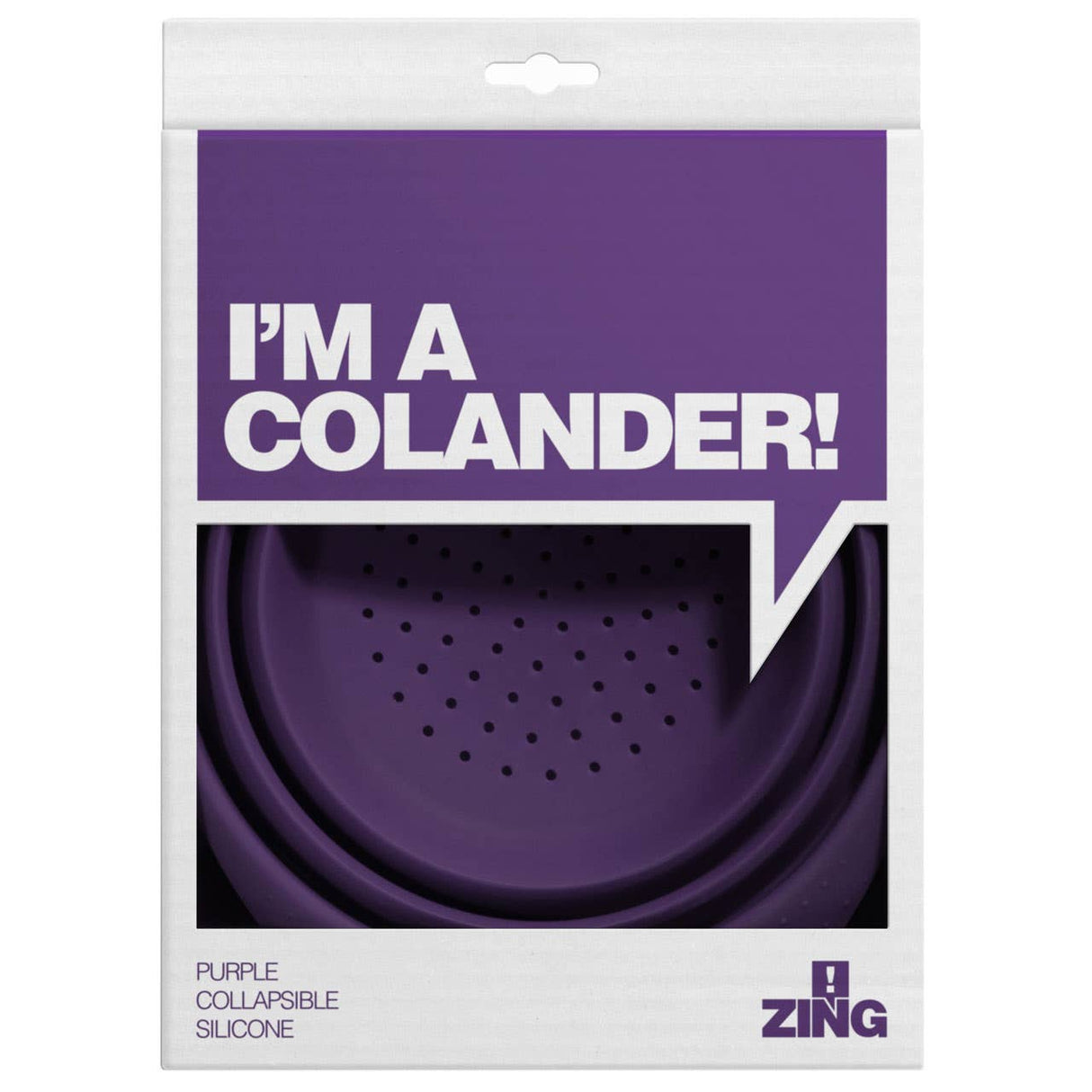 Zing Purple Colander