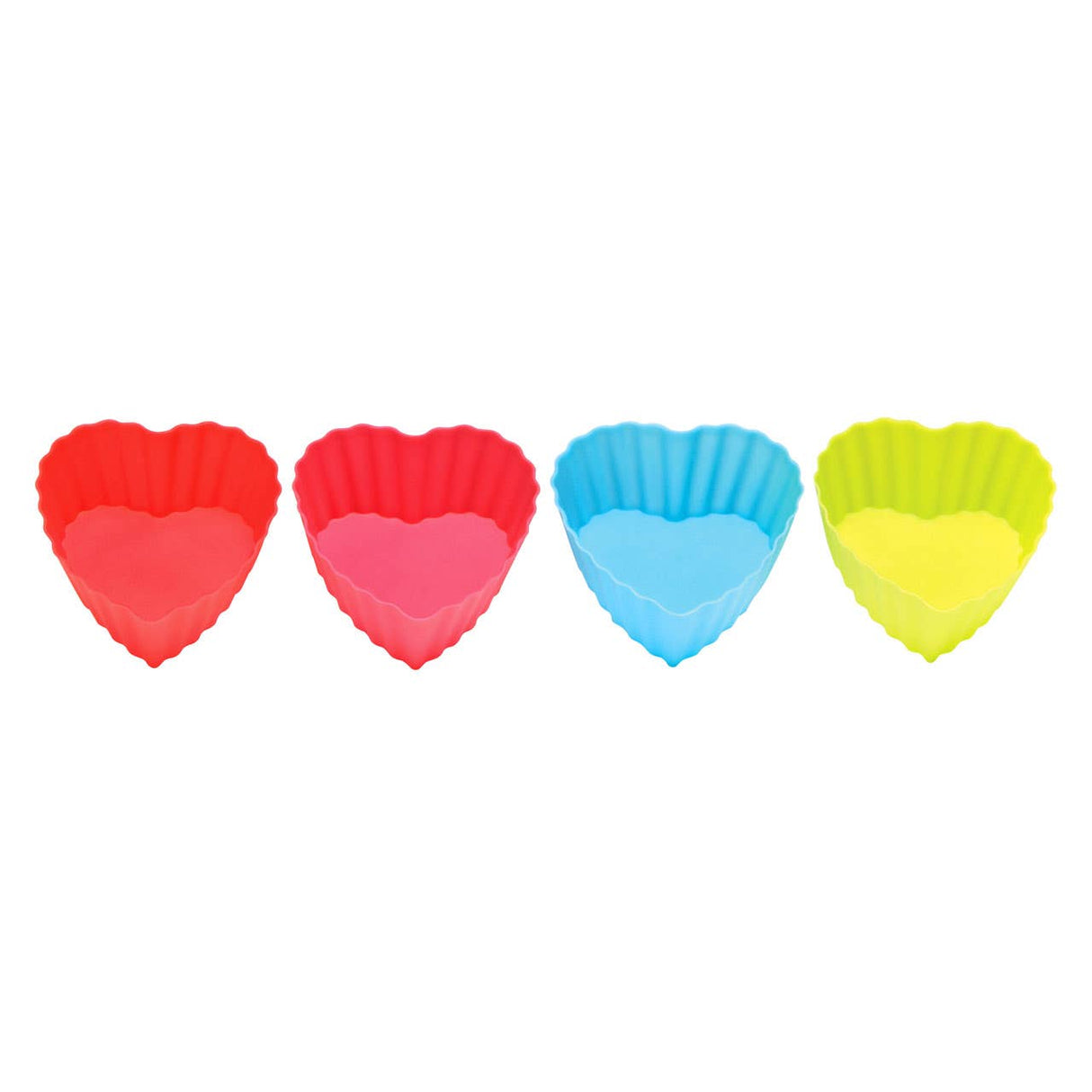 Set Of Four Heart Moulds