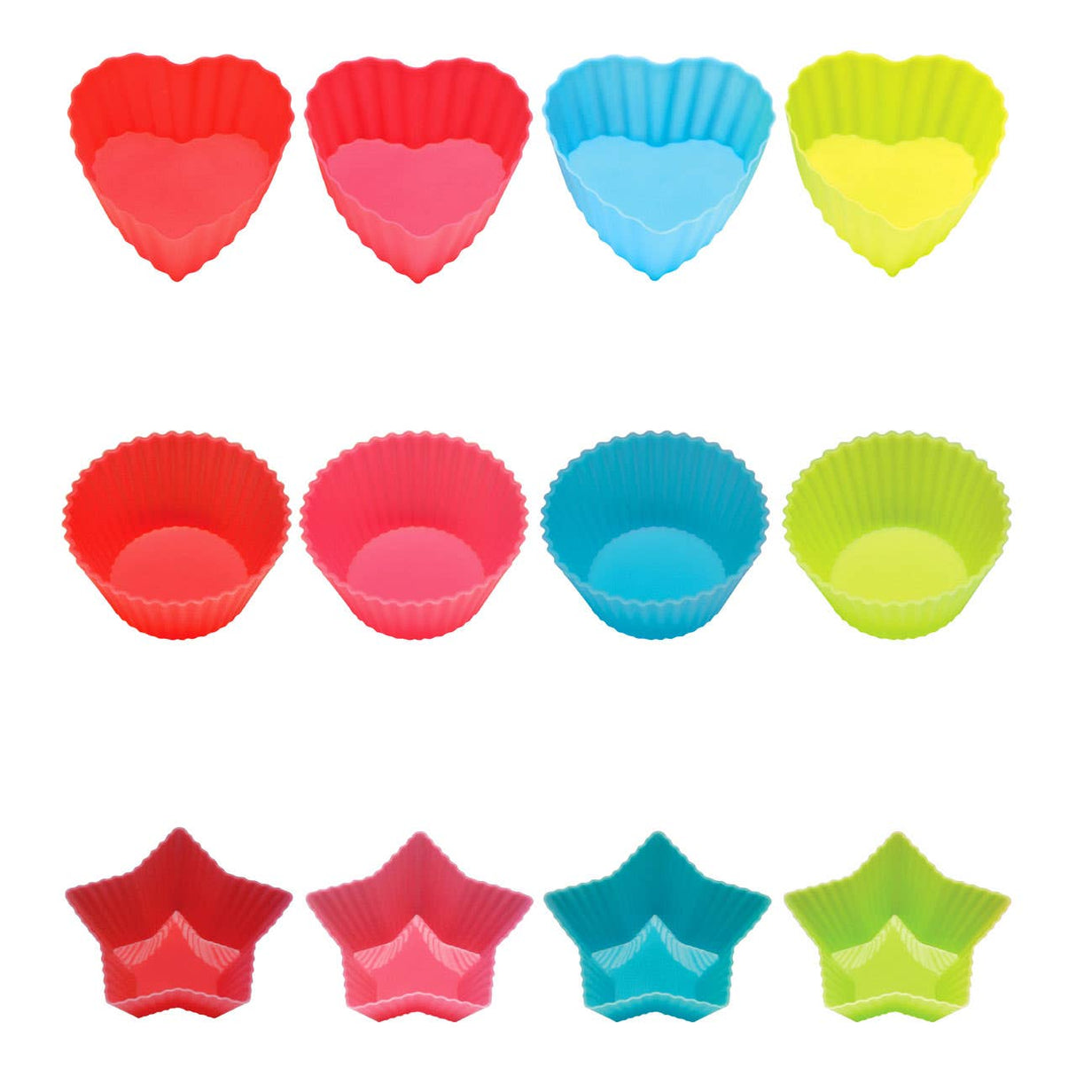 Set Of Four Star Moulds