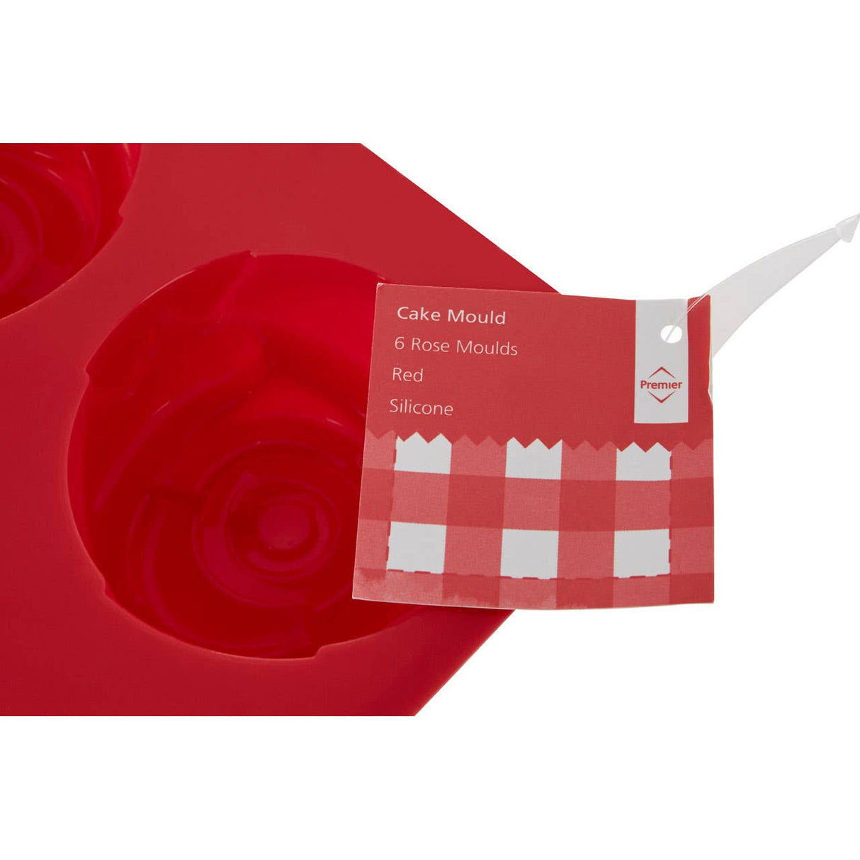 6 Rose Red Cake Mould