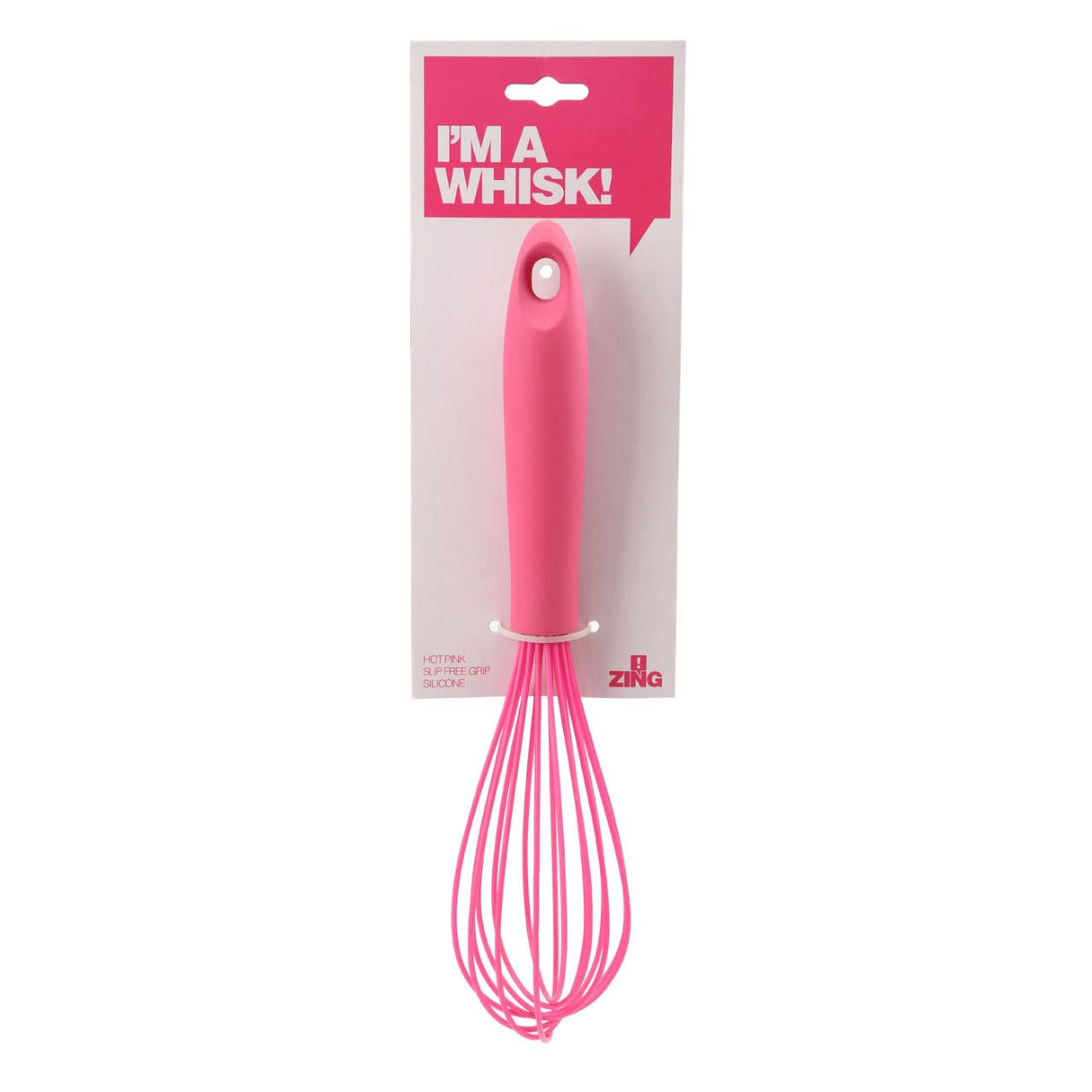 Zing Hot Pink Silicone Whisk