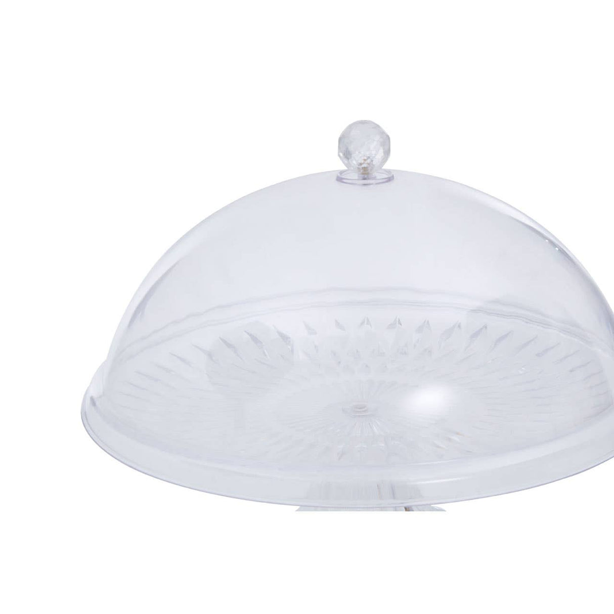 Clear Cake Stand With Dome