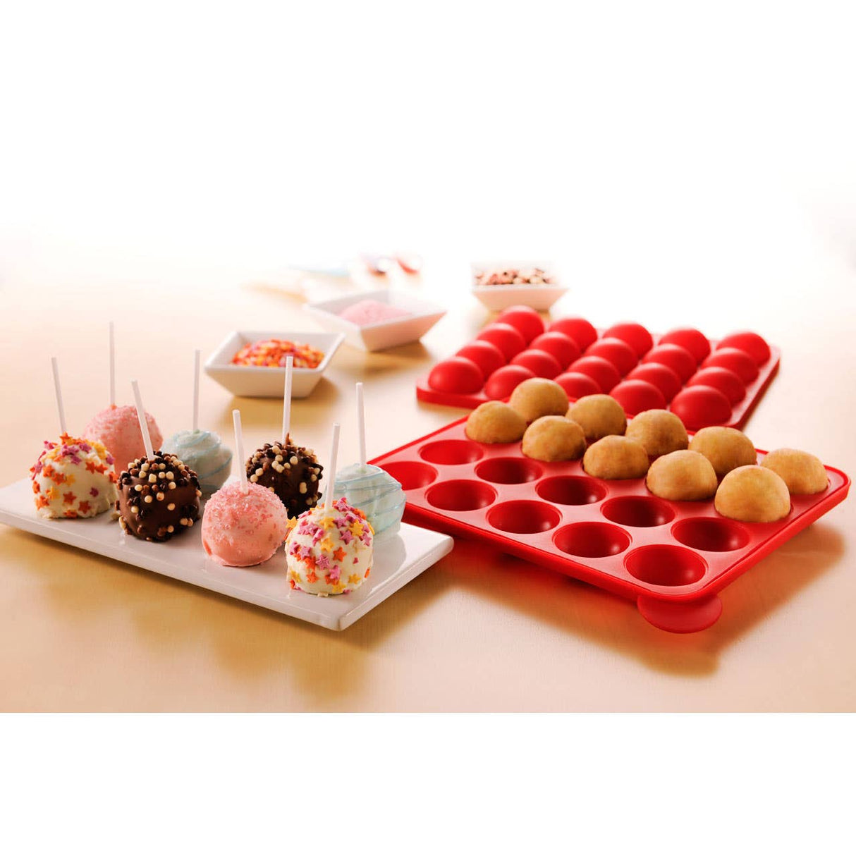 20 Mould And 40 Sticks Cake Pop Mould