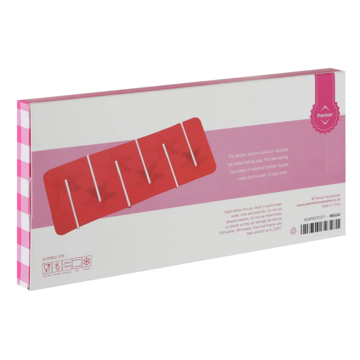 6 Starfish Cake Pop Mould
