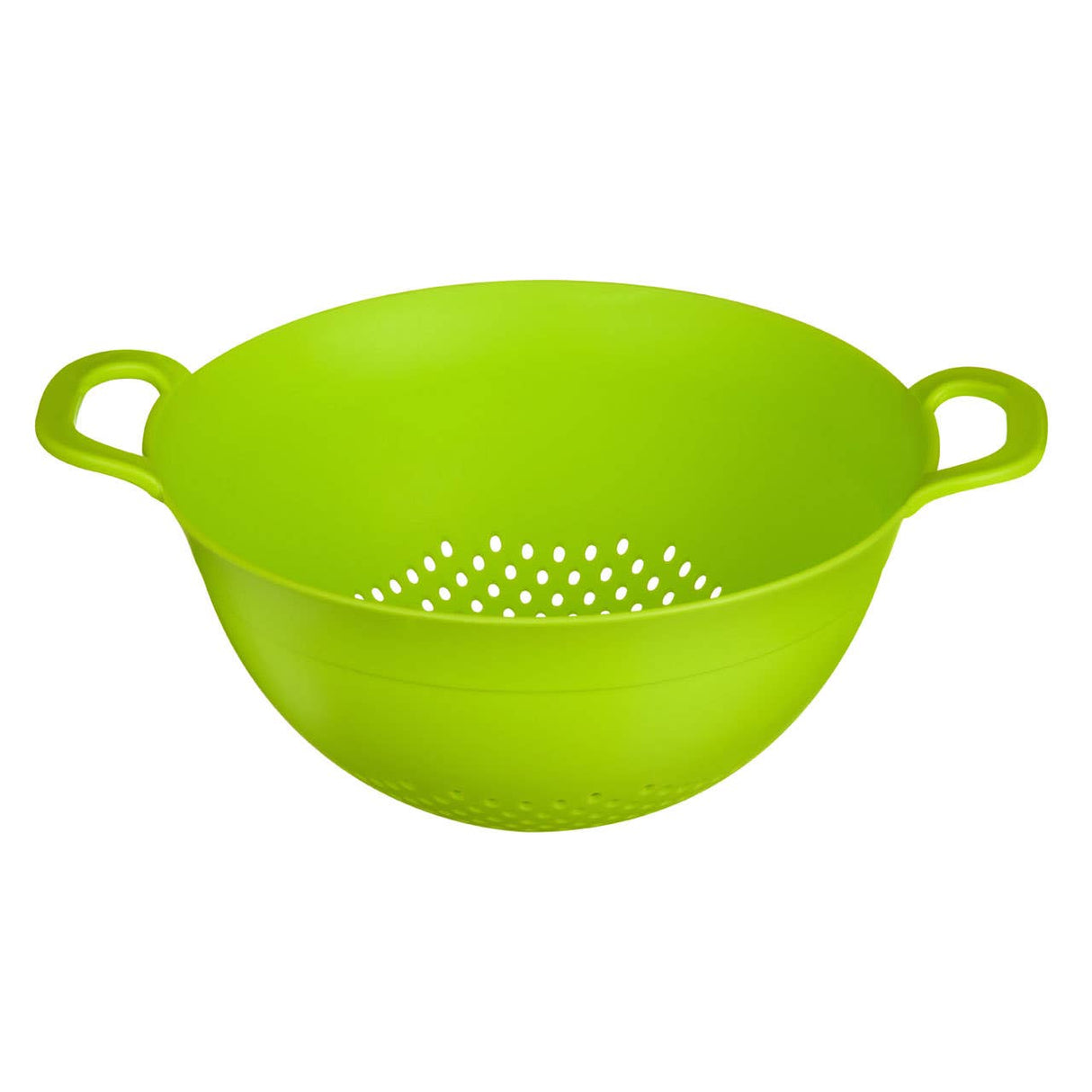 Lime Green Plastic Large Colander
