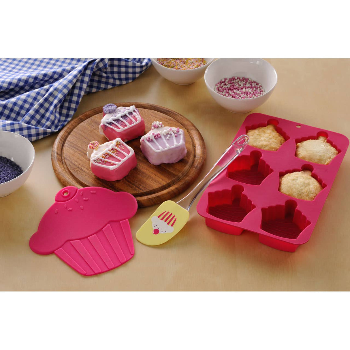 Hallie Cupcake Baking Set