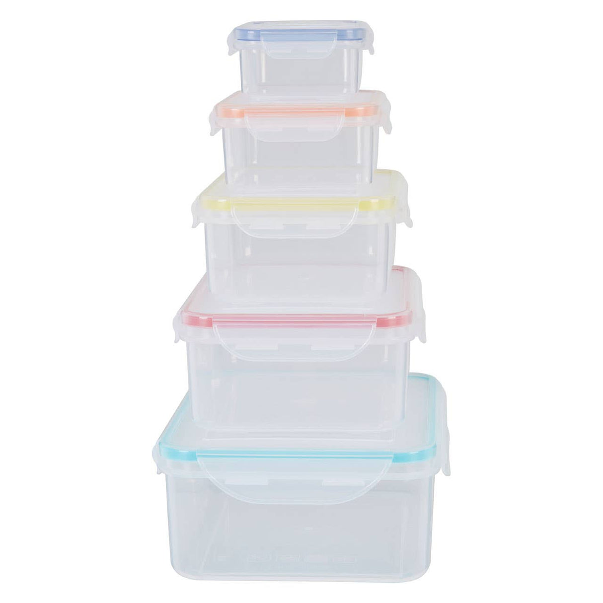 Herrela 5Pc Rectangular Food Containers