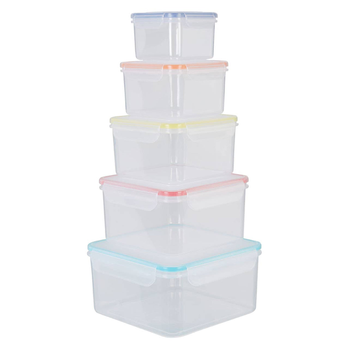 Herrela 5Pc Square Food Containers