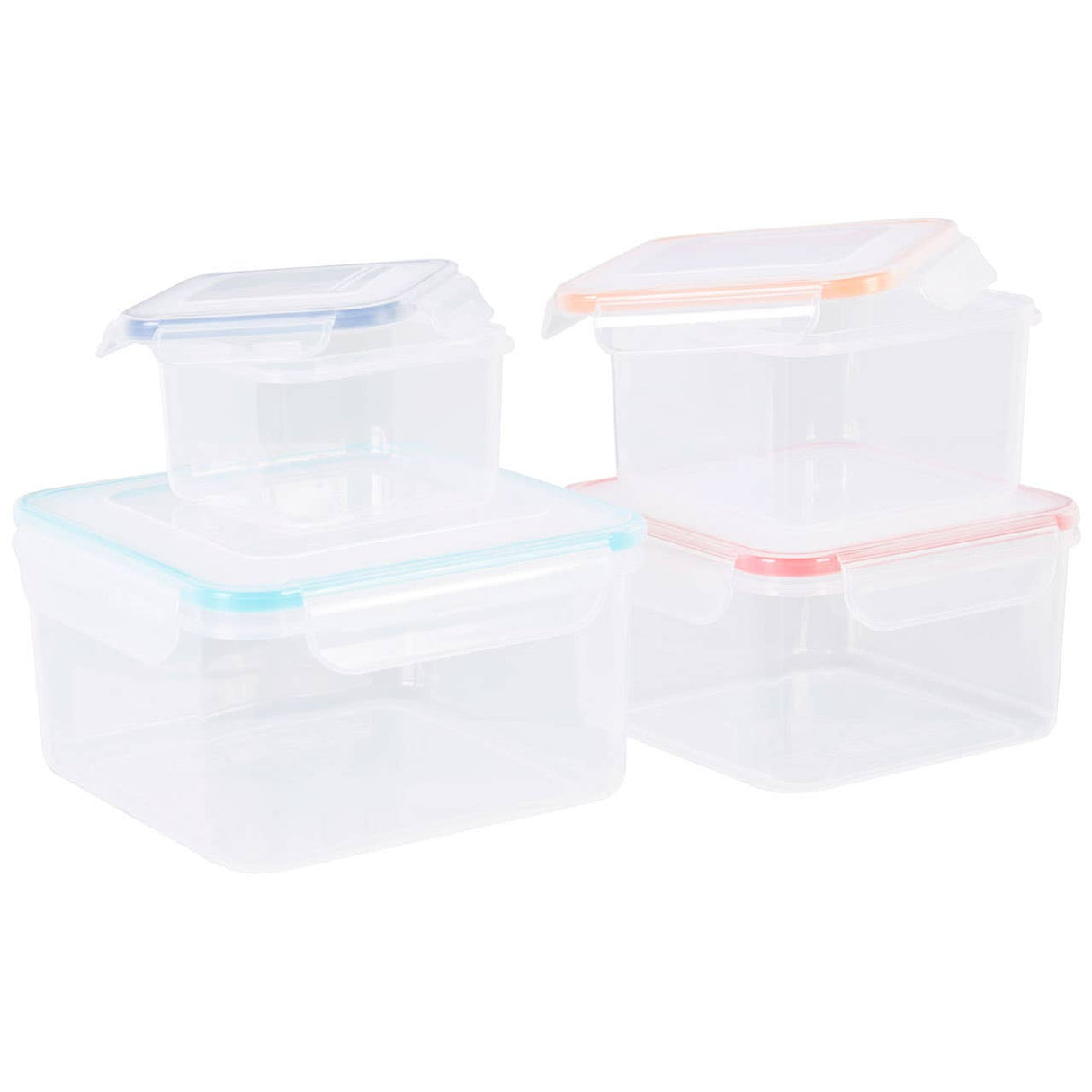 Herrela 4Pc Square Food Containers