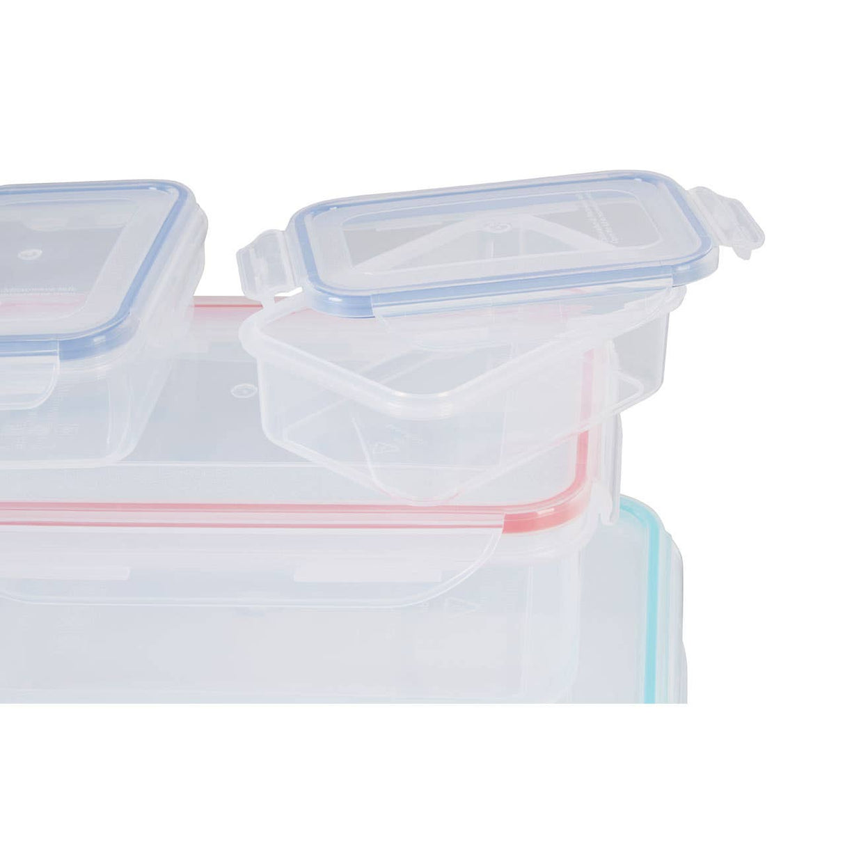 Herrela Multicoloured Lids 4Pc Food Containers