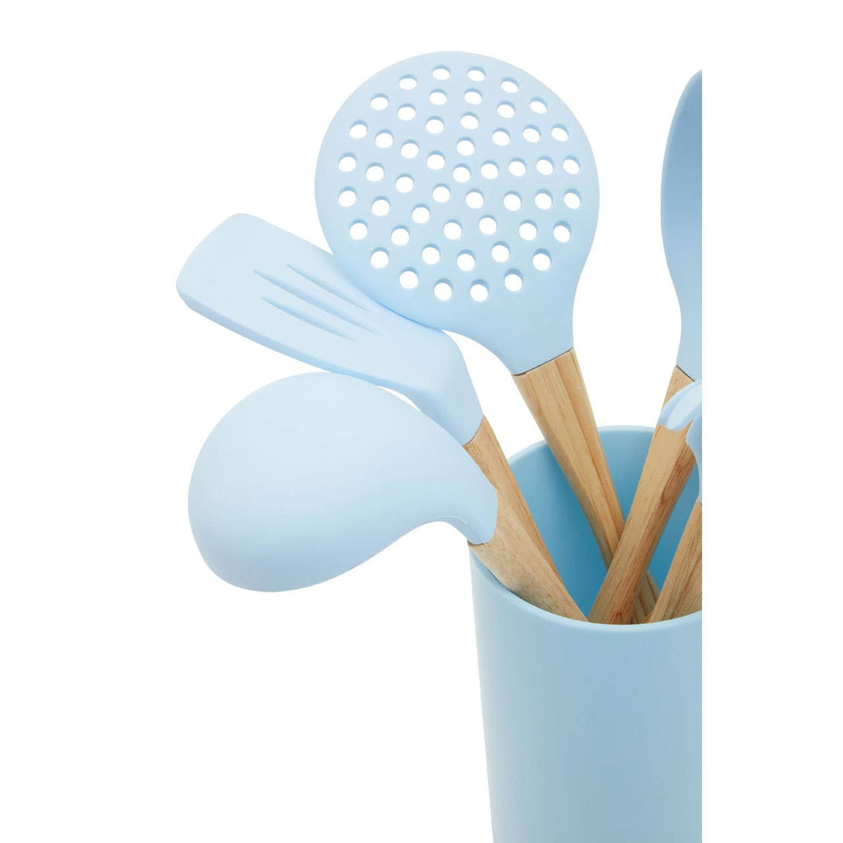 Zing 7Pc Pastel Blue Utensil Set