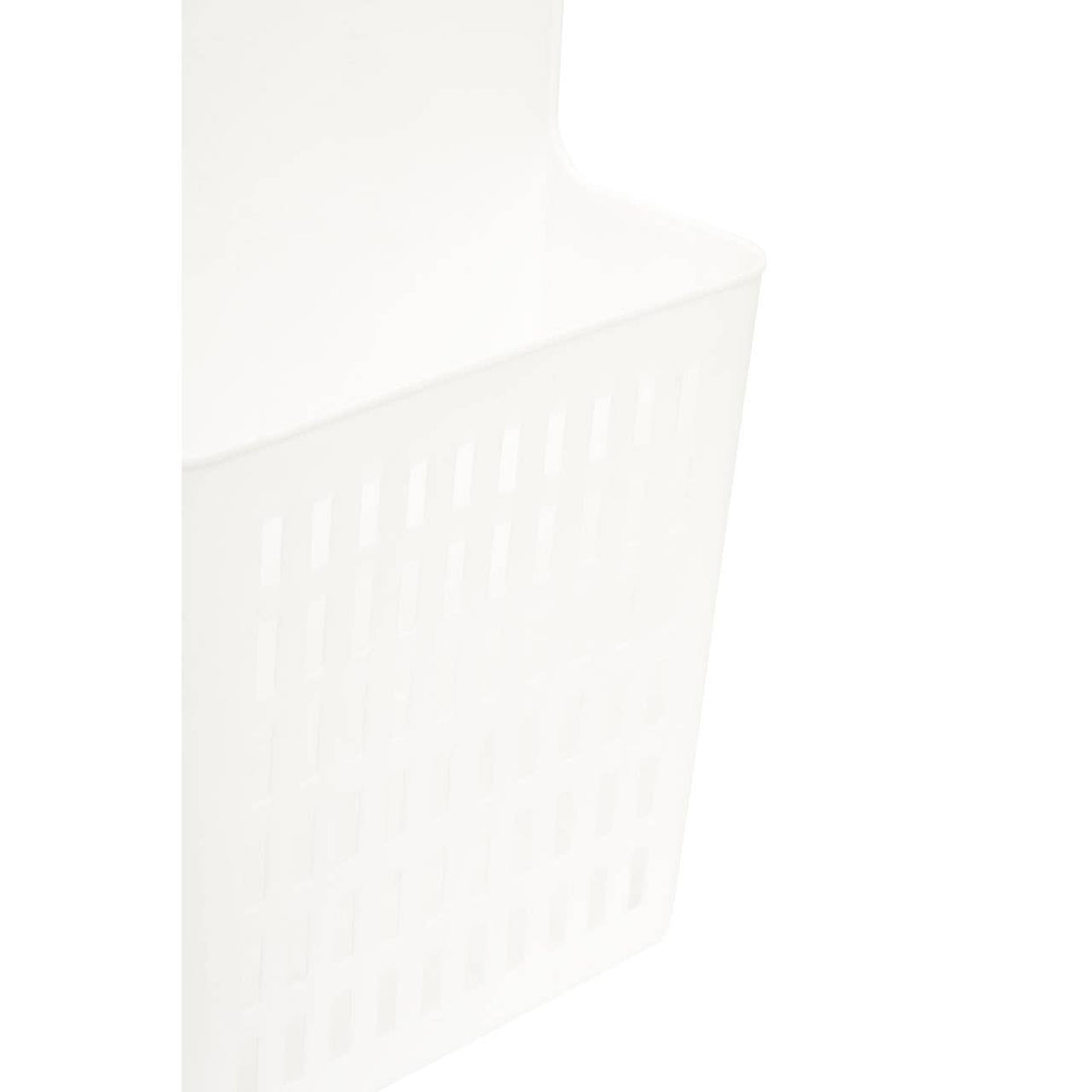 Temel White Hangable Organizer Basket
