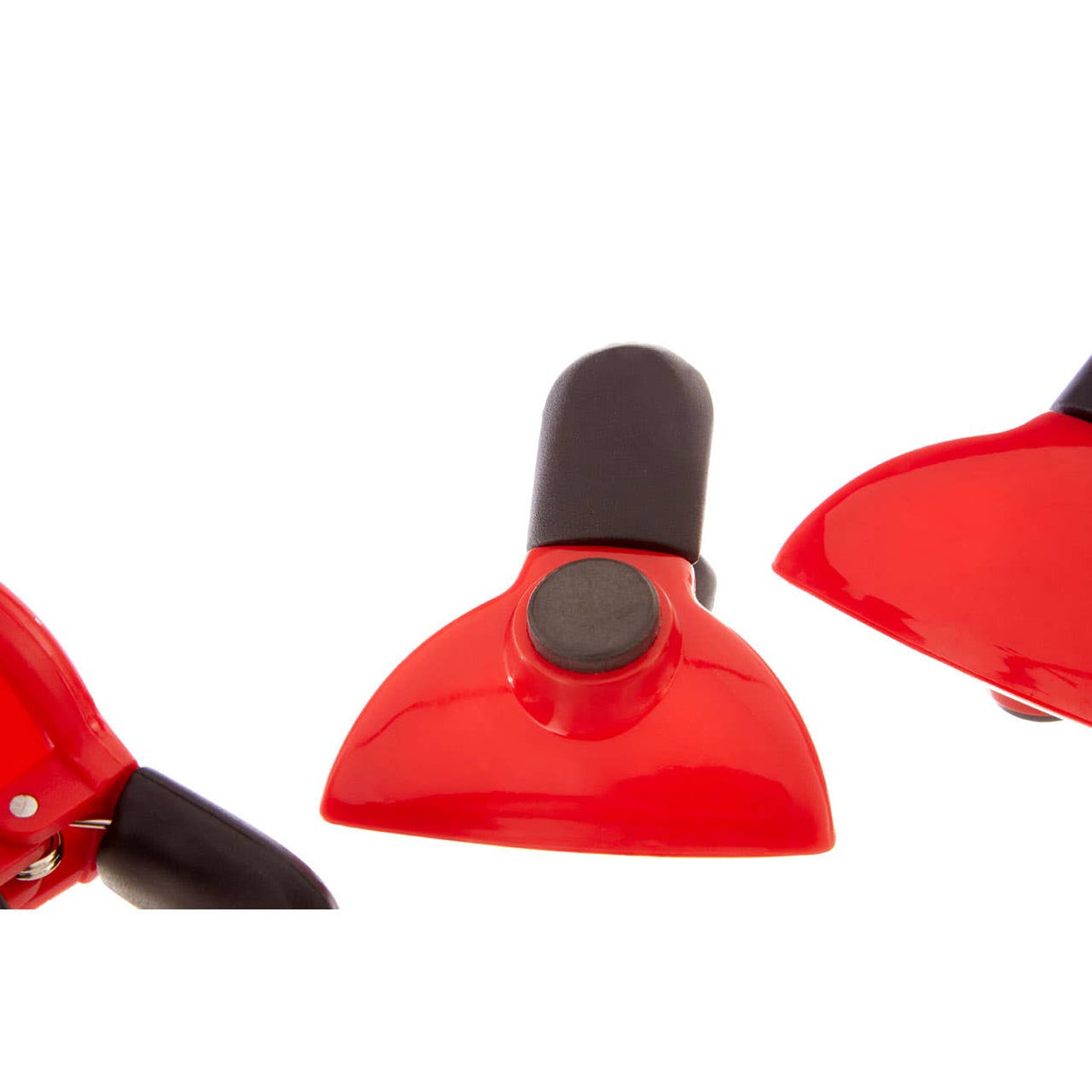 Set Of Three Red Magnetic Clips