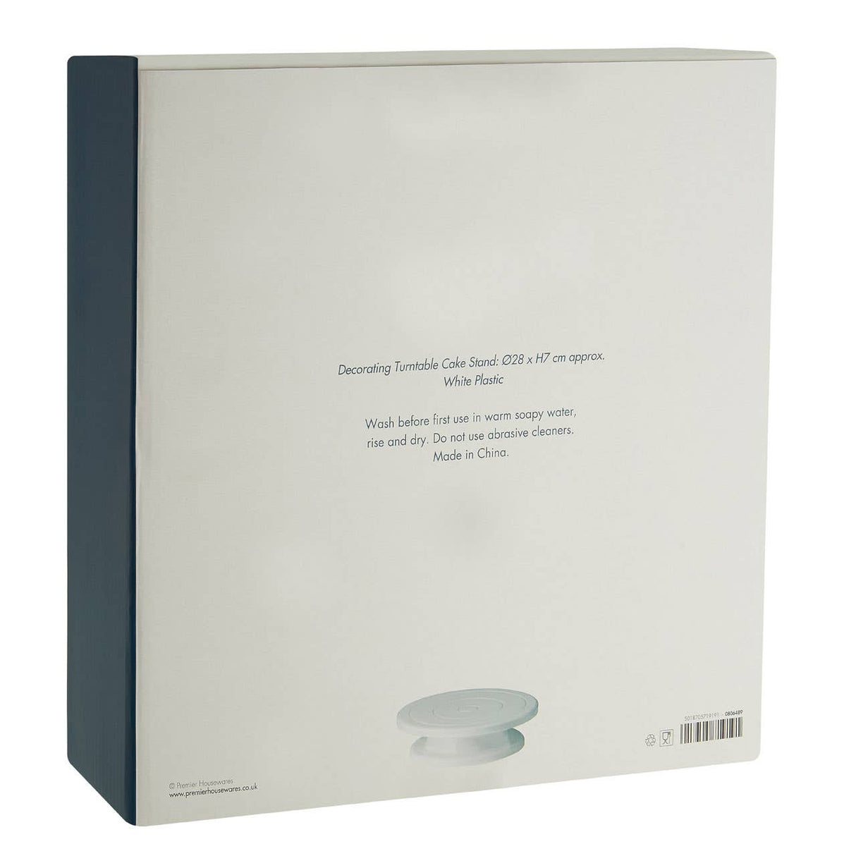 White Turntable Stand