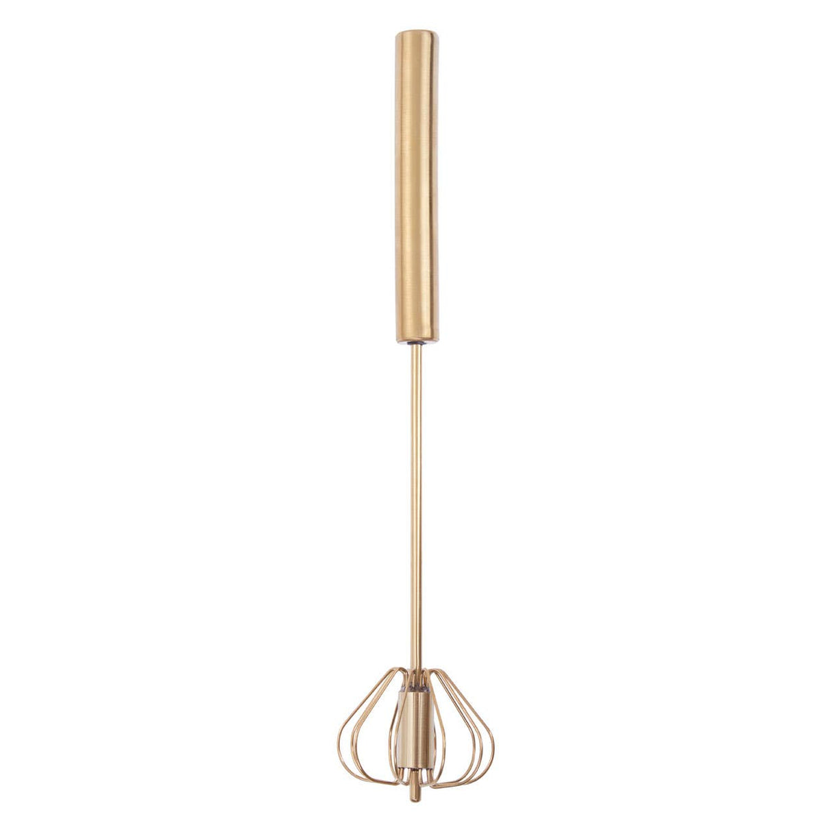 Press And Spin Light Gold 30cm Whisk