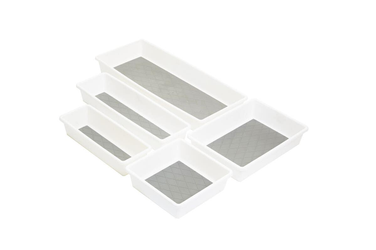 Romm Set Of 5 Plastic Drawer Organizer