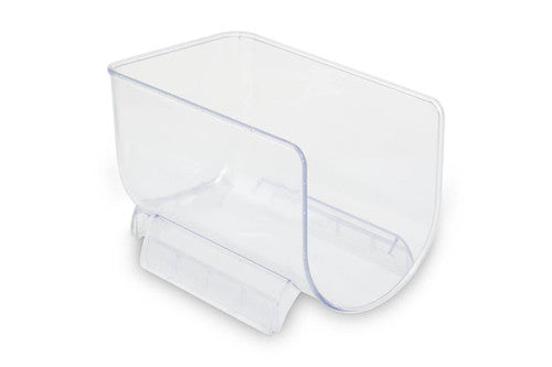 Romm Small Clear Plastic Round Fridge Organiser