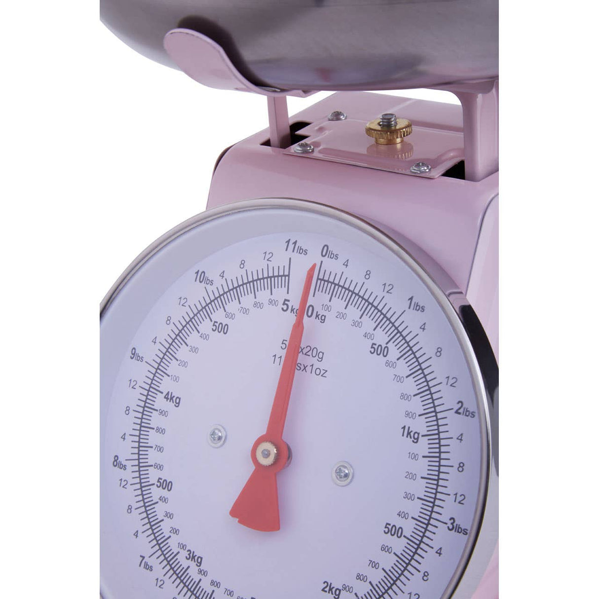 5Kg Pink Retro Kitchen Scale