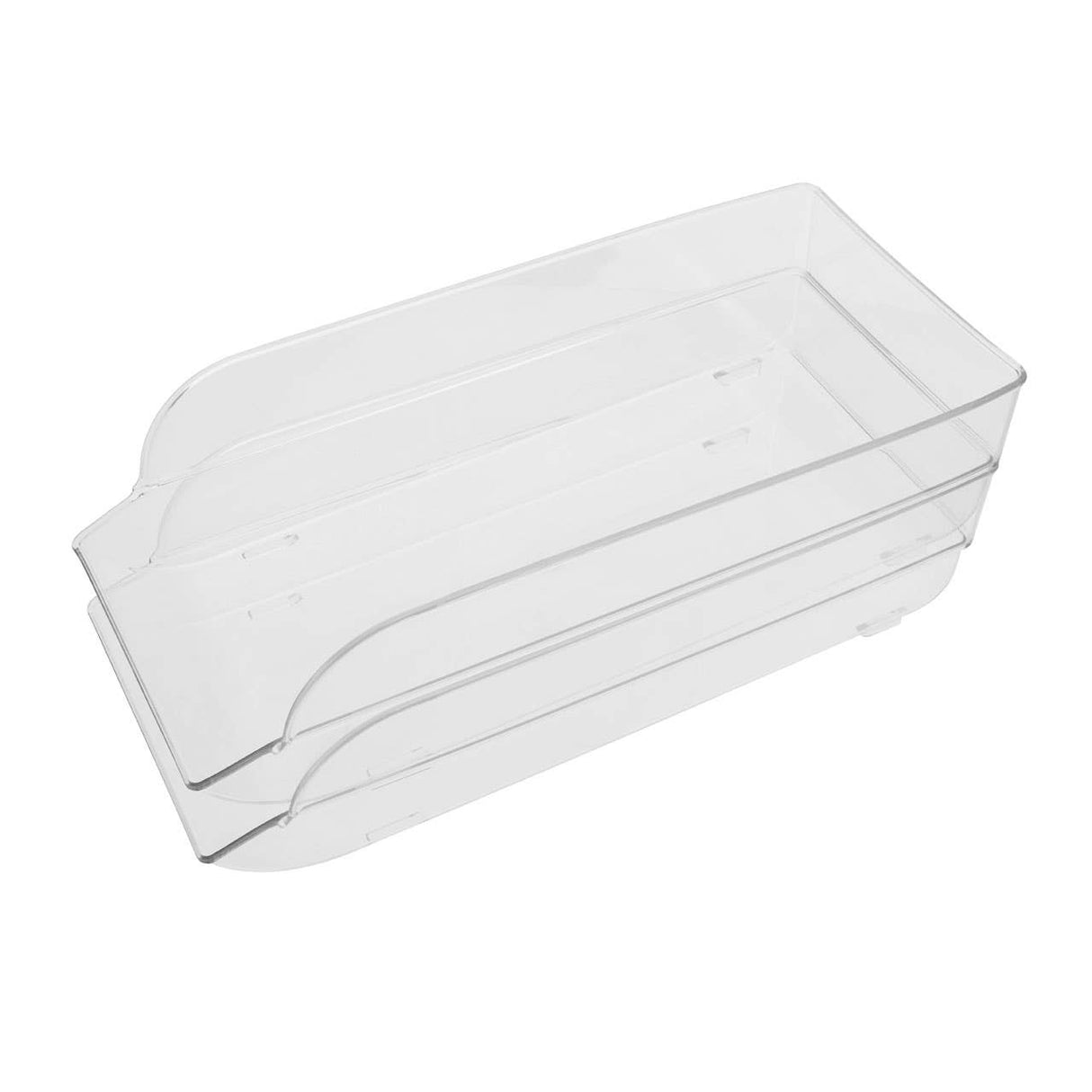 Romm Set Of Two Stackable Fridge Bins