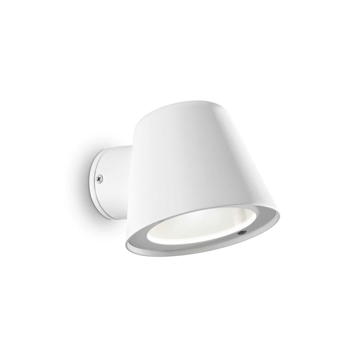 Sleek White Pot Downlight for Outdoor Spaces