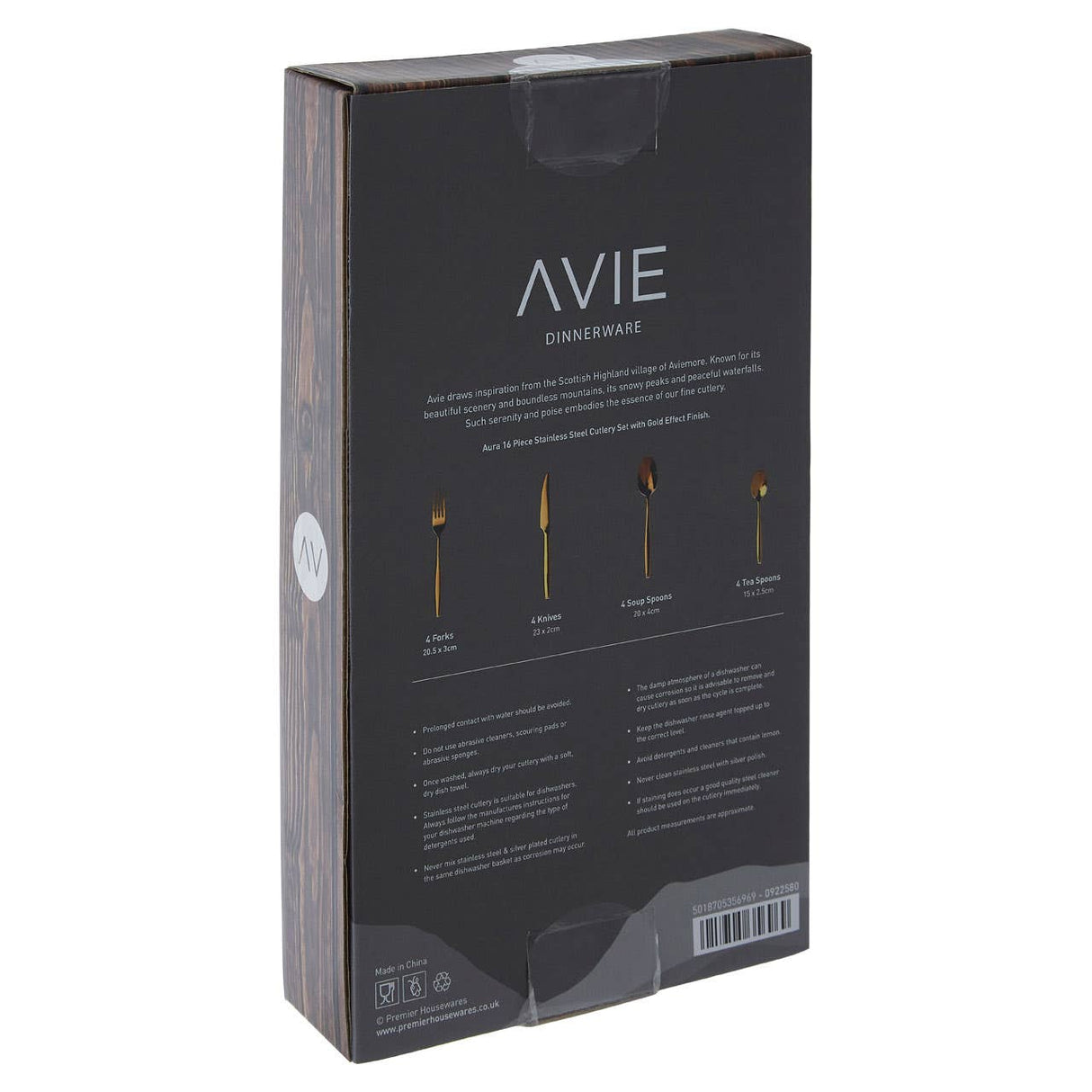 Avie Aura 16Pc Cutlery Set