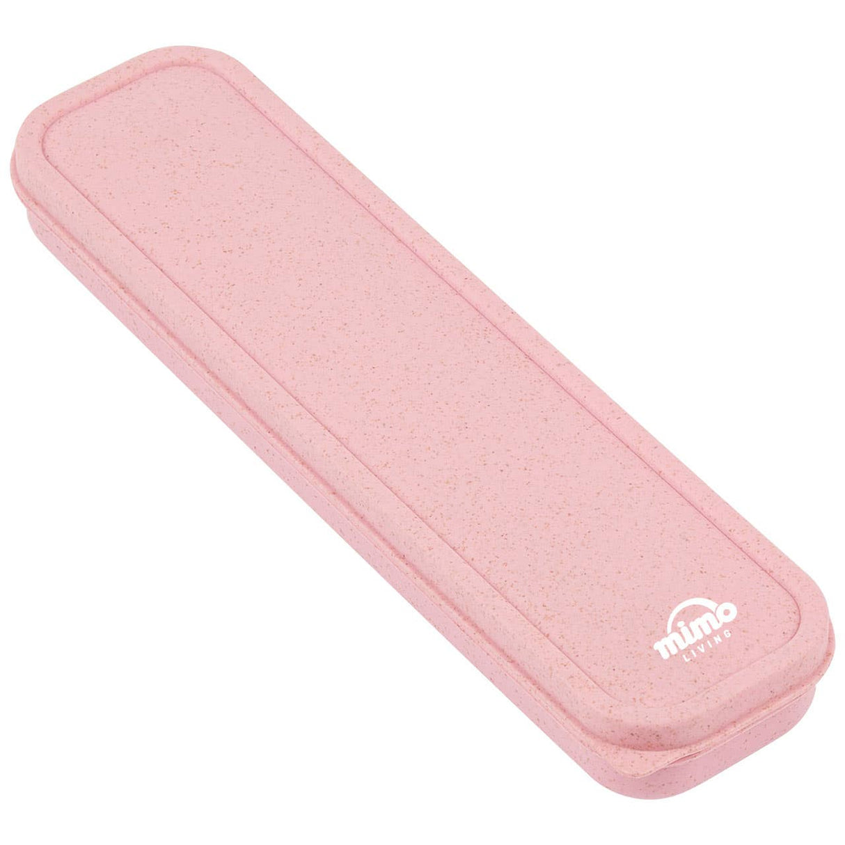 Mimo 3 Pc Pink Finish Wheat Straw Cutlery Set