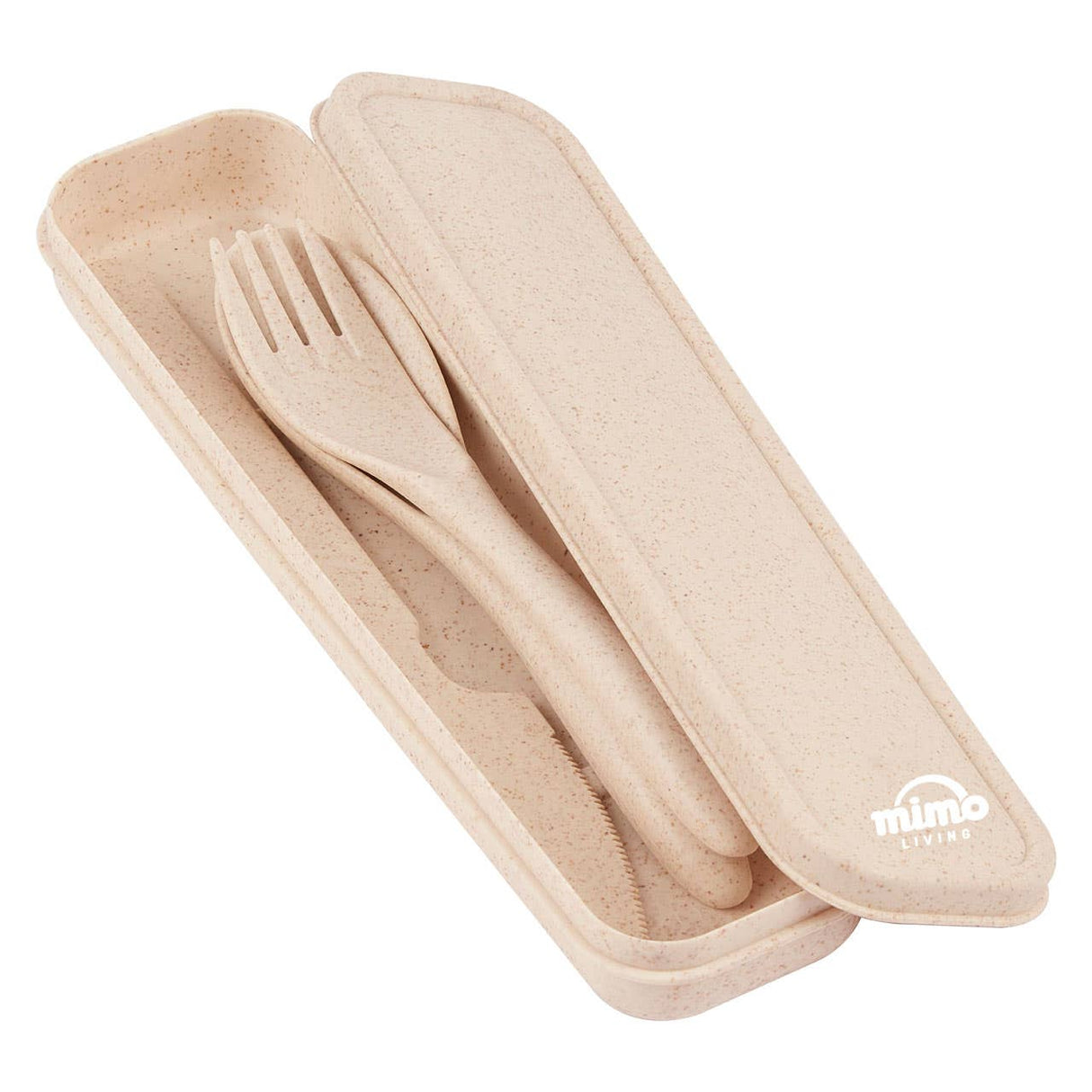 Mimo 3 Pc Natural Wheat Straw Cutlery Set