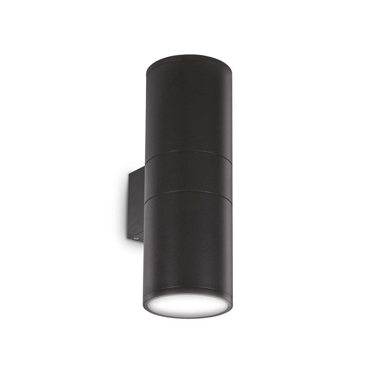 Sleek Black Outdoor Dual Up/Down Wall Light Fixture