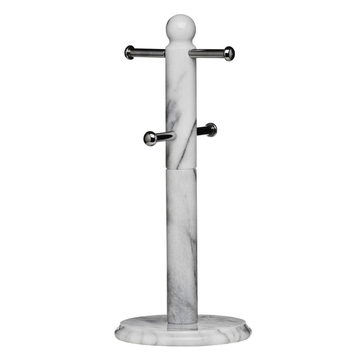 Salerno White Marble 4 Cup Mug Tree