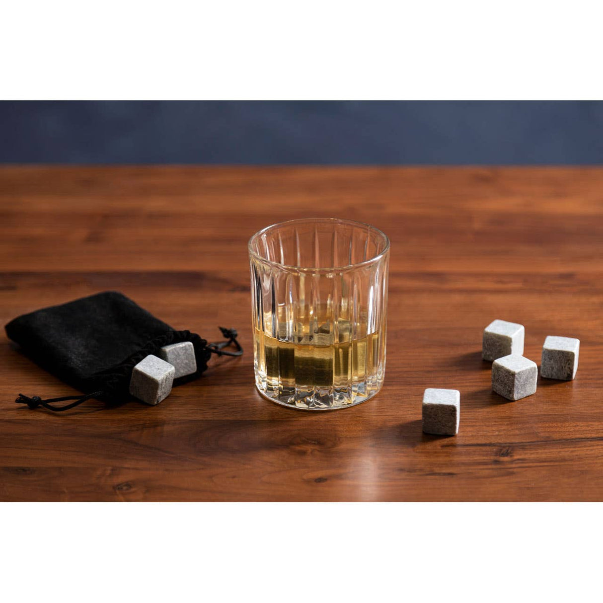 Set Of 9 Granite Ice Rocks