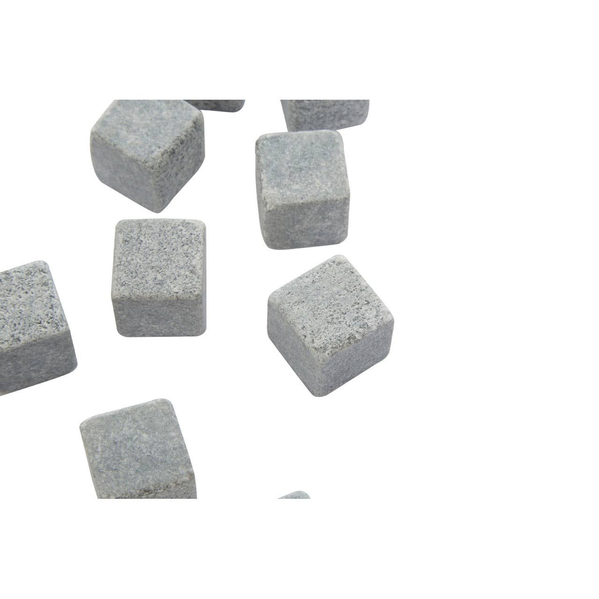 Set Of 9 Granite Ice Rocks