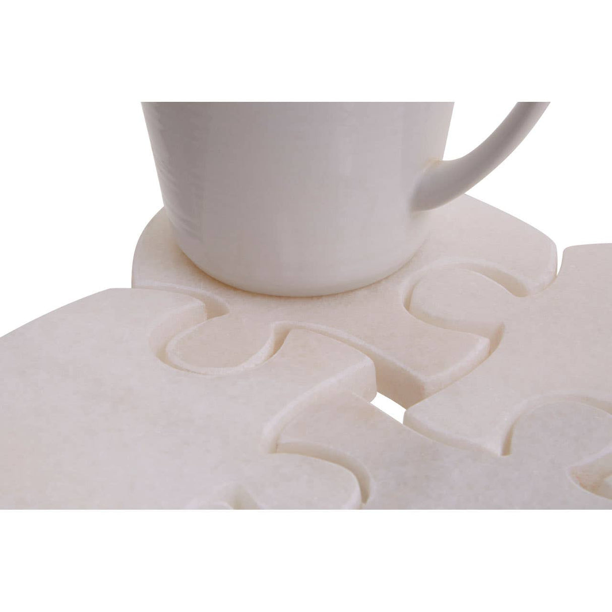 Marble Jigsaw Coasters