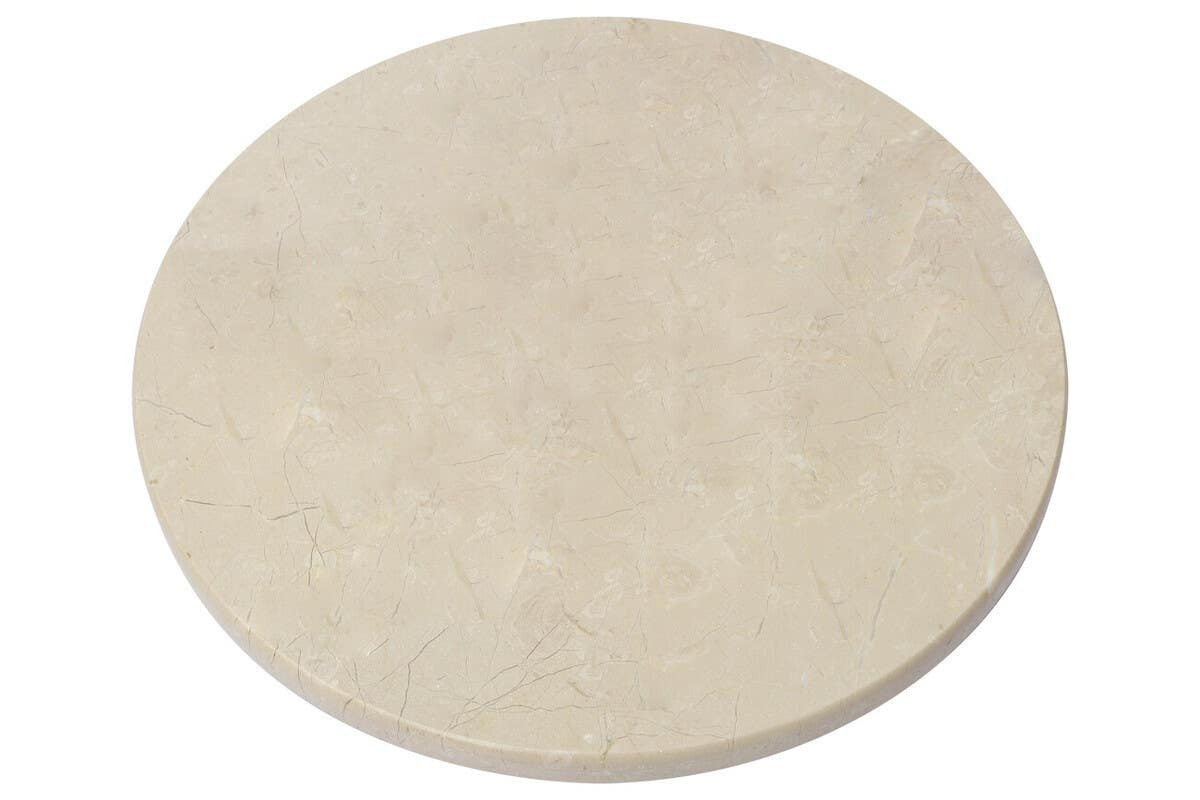 Himaya Champagne Marble Round Chopping and Serving Board