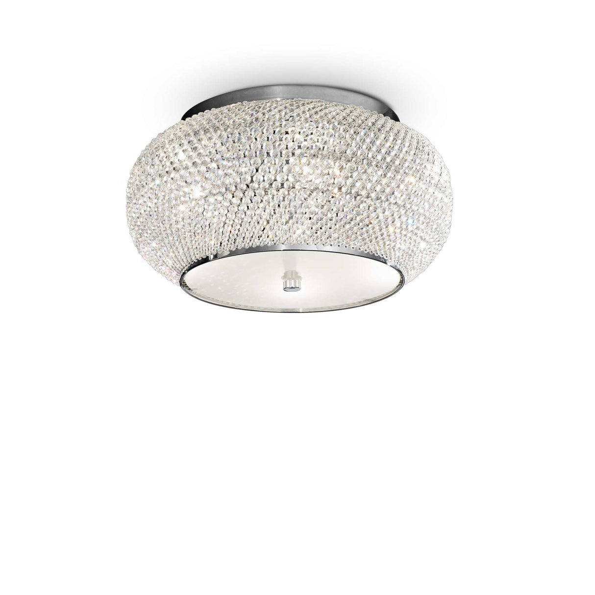 Chrome Pasha 6-Light Traditional Ceiling Spotlight