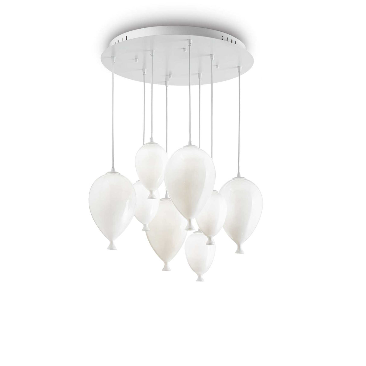 Whimsical Glass Bubble Pendant Light - Clown Collection