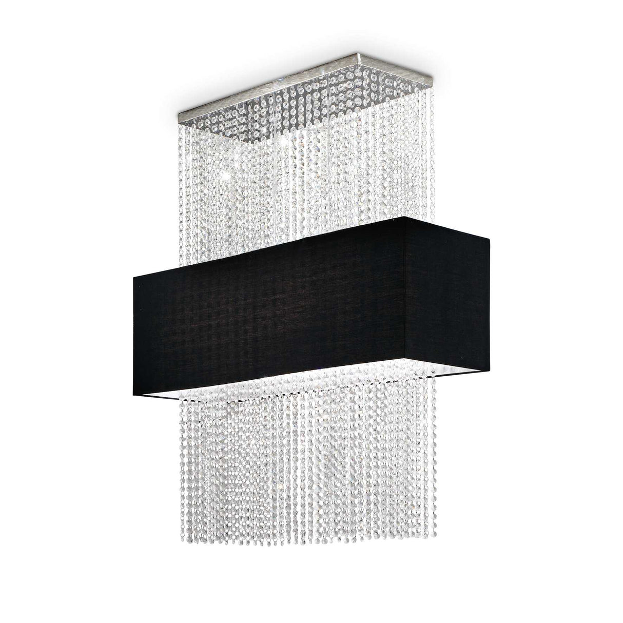 Contemporary Black Five-Light Pendant from Phoenix Collection