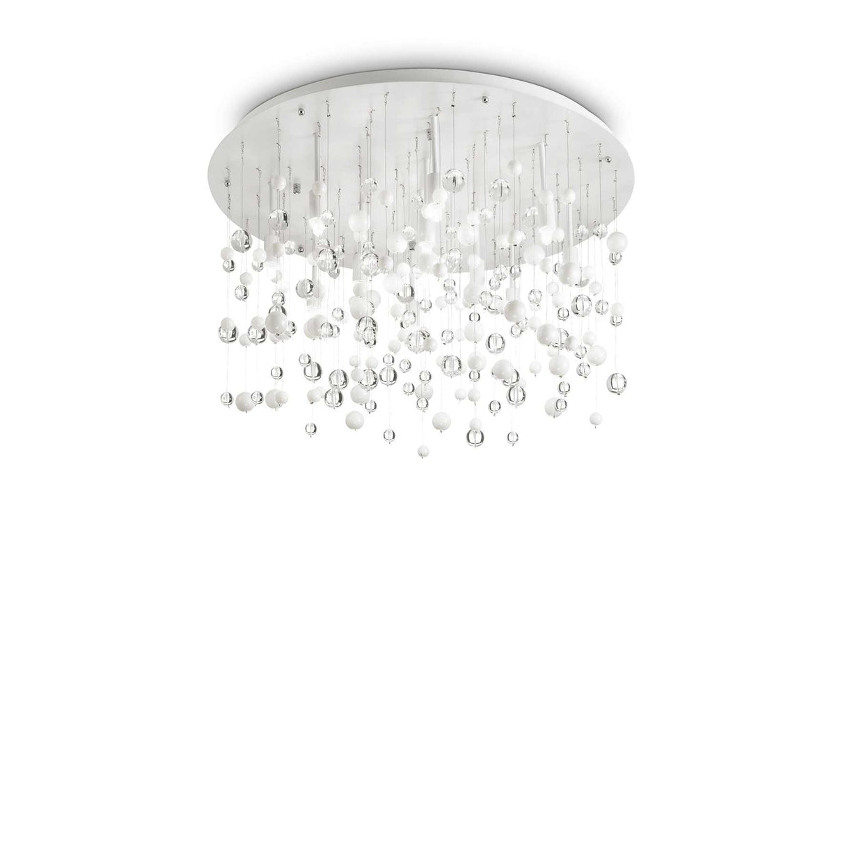 Lumino White 12-Light Modern Ceiling Fixture