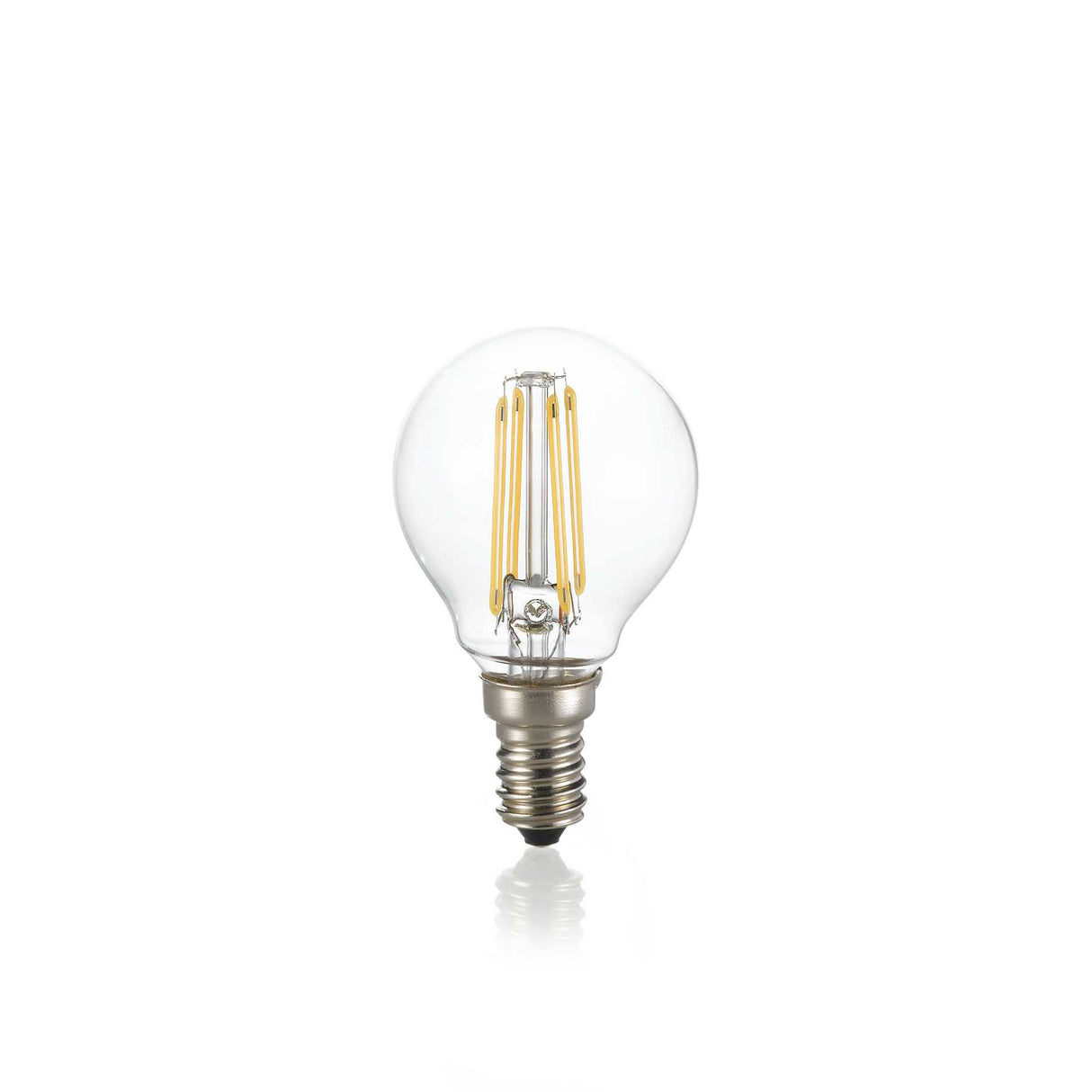 Classic E14 4W Transparent Globe Bulb - 3000K Warm White