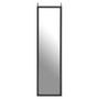 Mize Black Plastic Frame Over Door Mirror