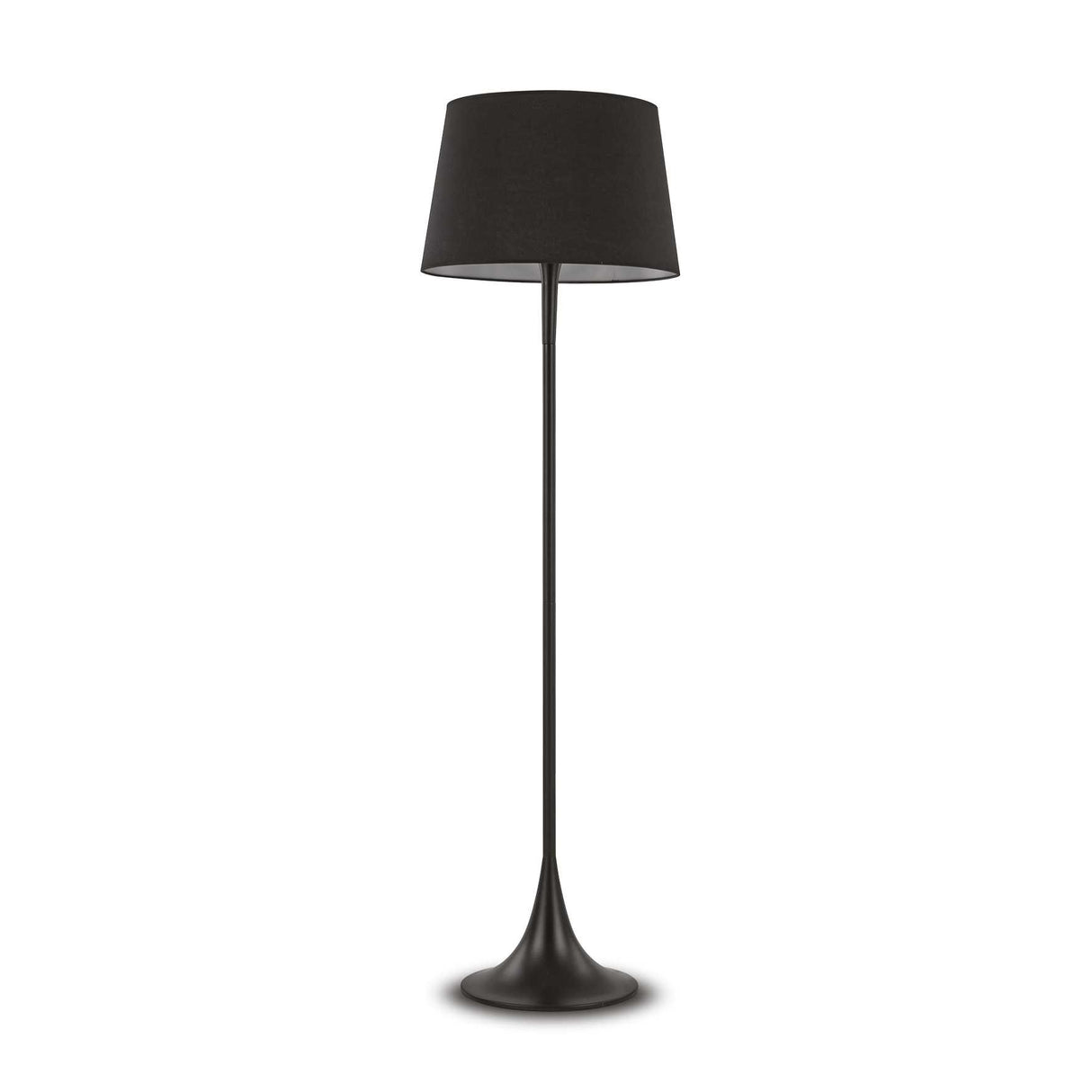 Single Post Lantern in Sleek Black Finish