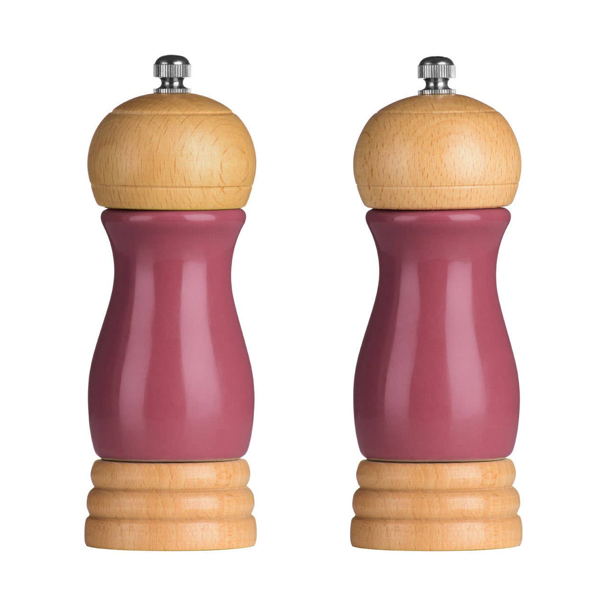 Pink High Gloss Salt And Pepper Mill Set