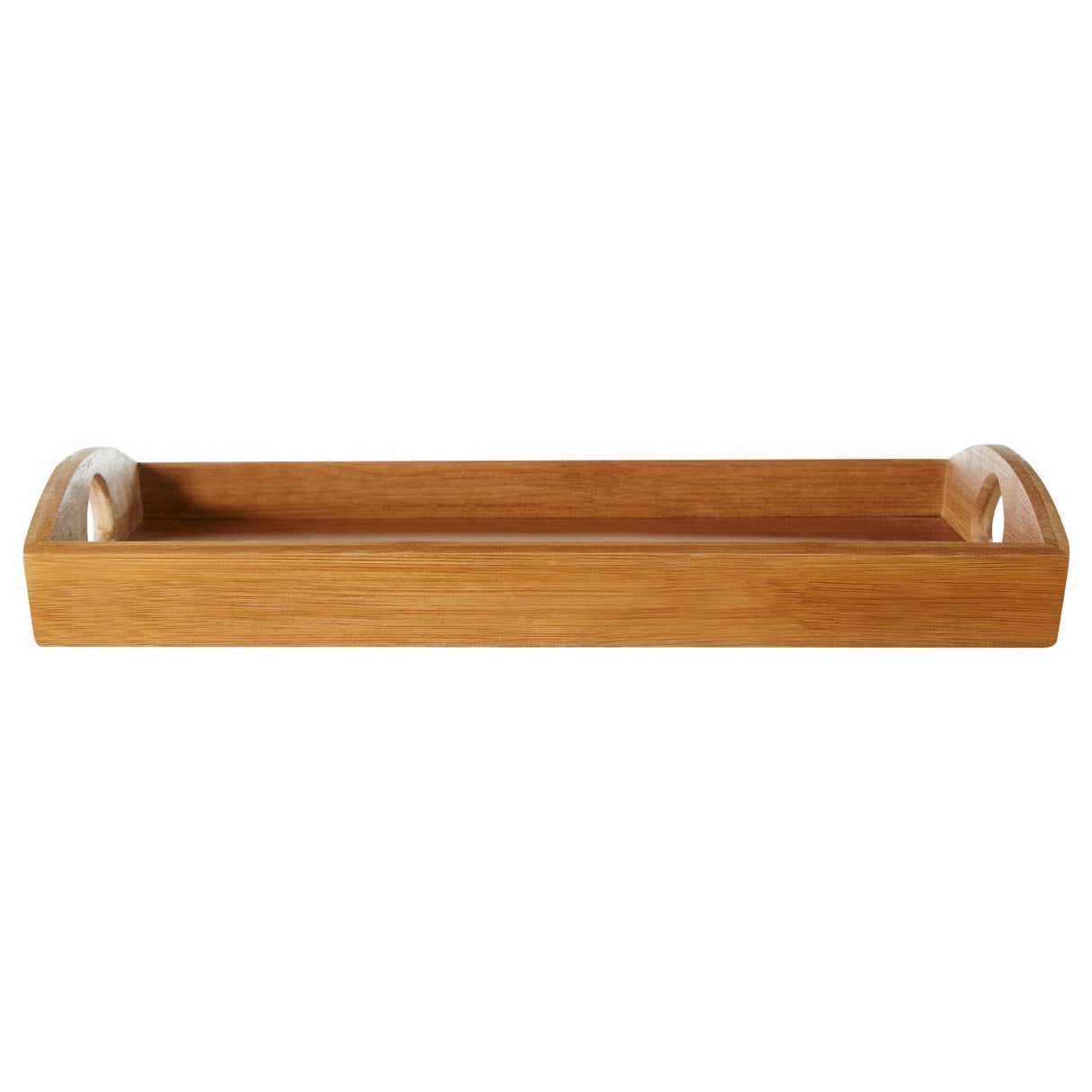 Bamboo Serving Tray With Handles