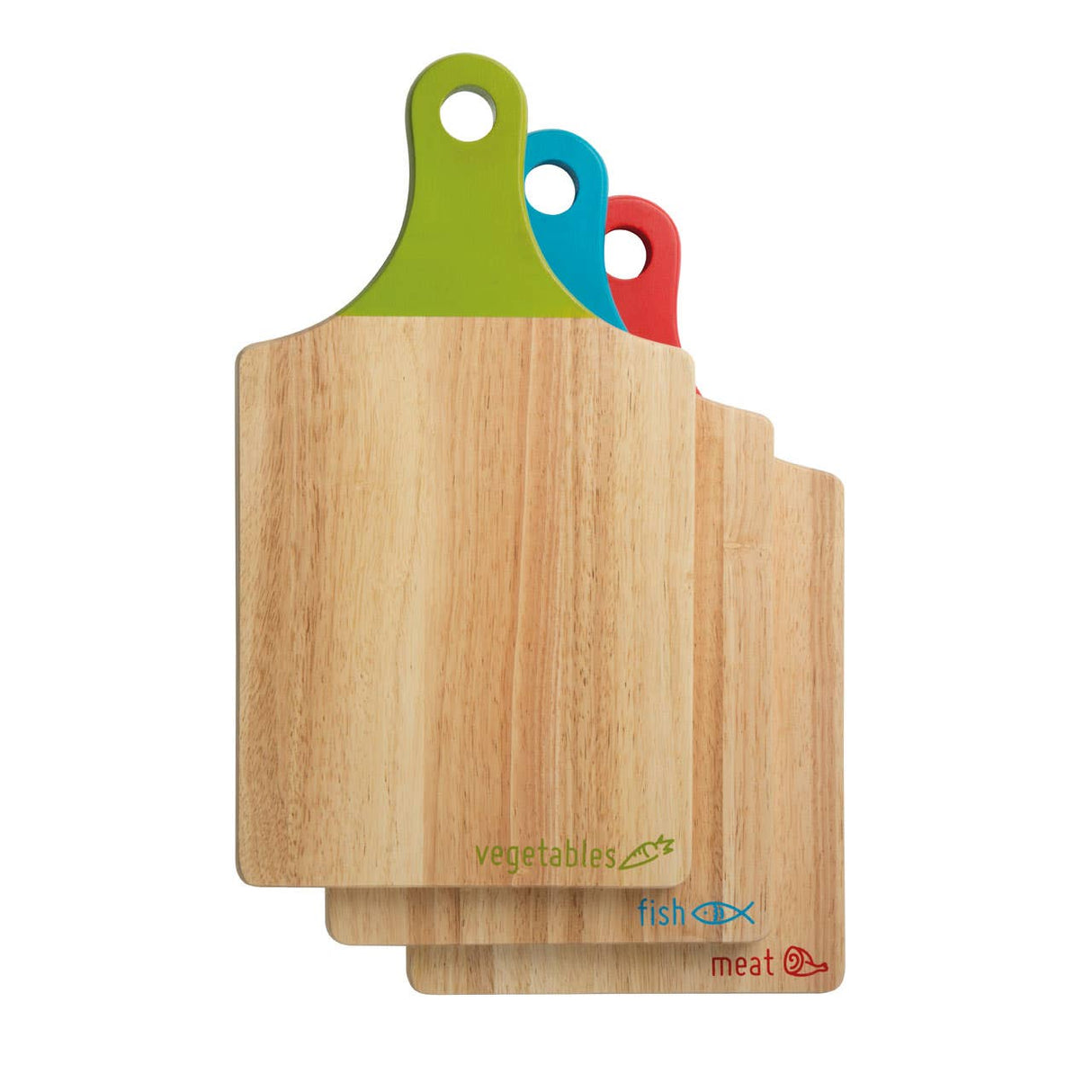 Icon Paddle Chopping Boards - Set Of 3