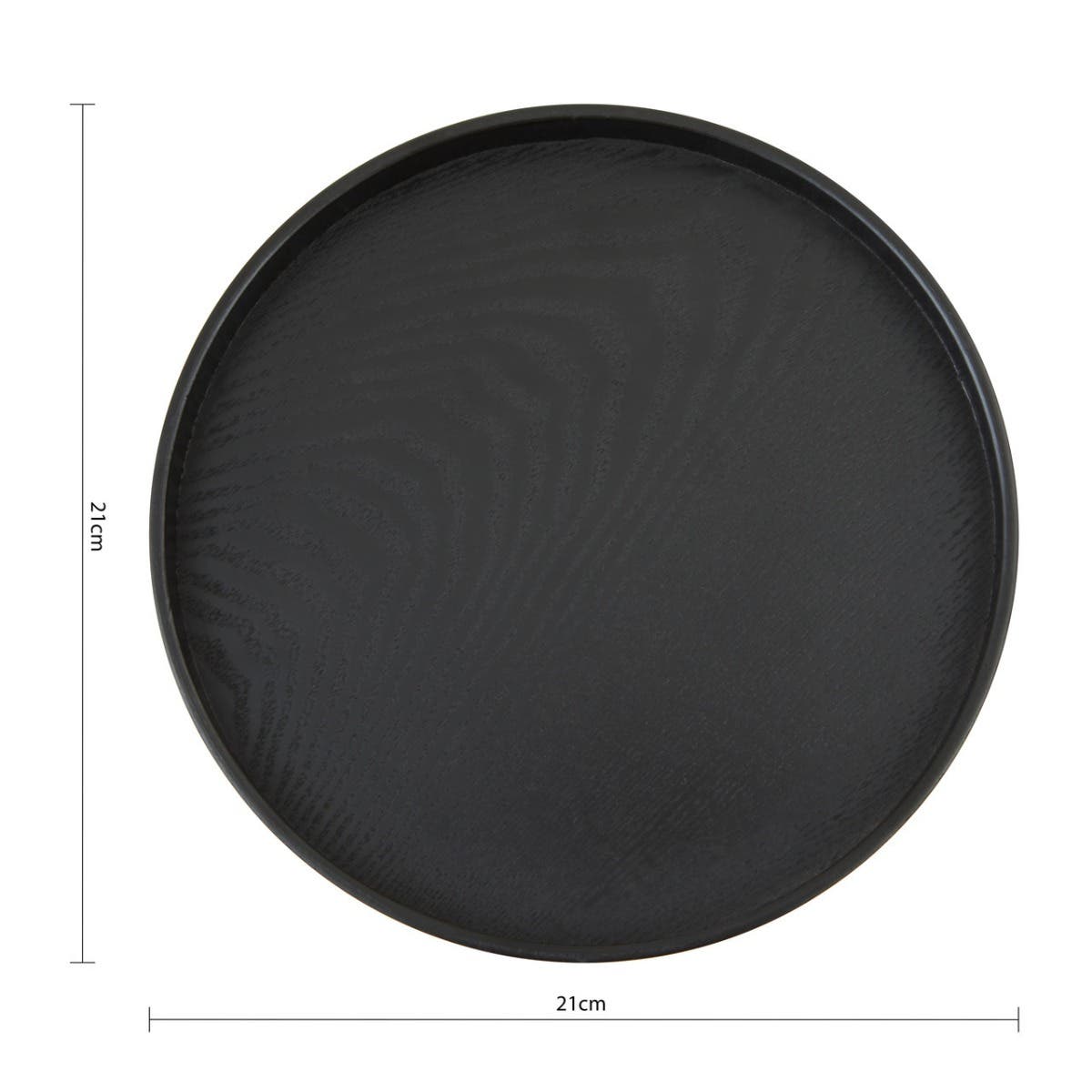 Small Black Fir Wood Tray