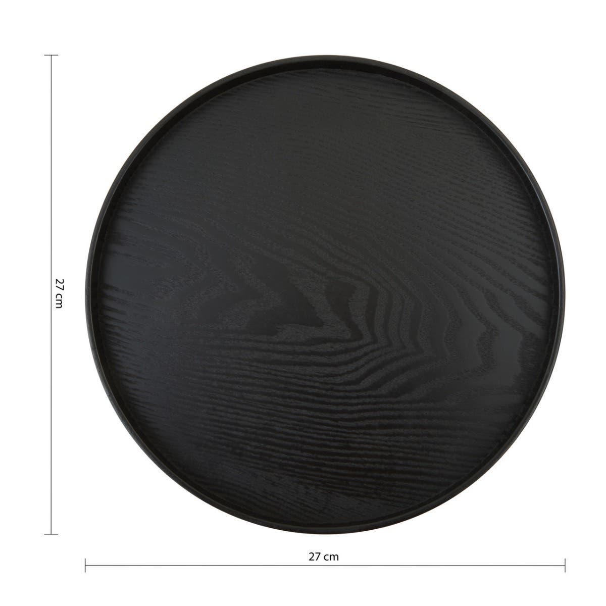 Medium Black Fir Wood Tray