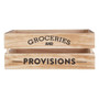 Naresso Natural Wood Groceries and Provisions Crate