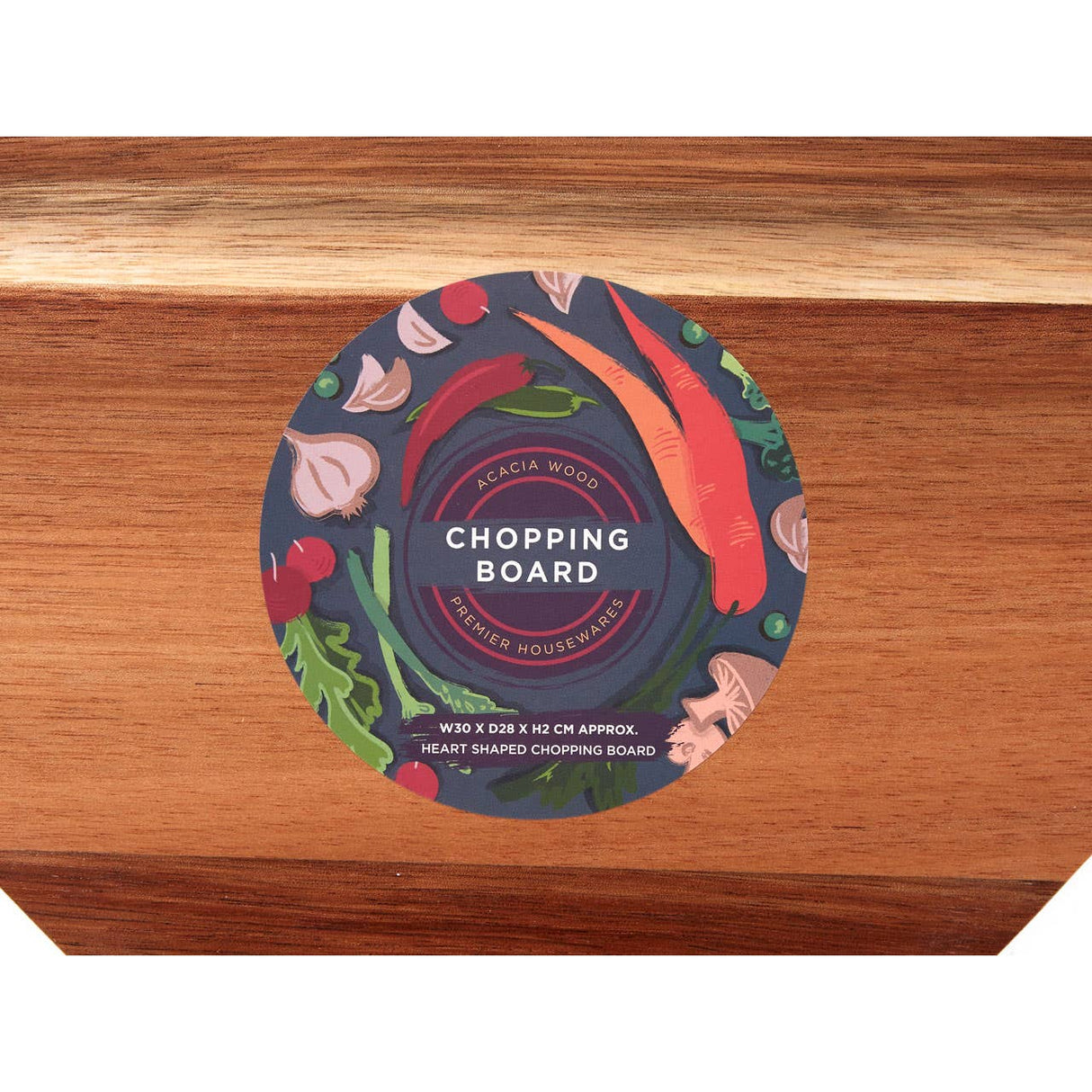 Socorro Heart Pink Edge Chopping Board