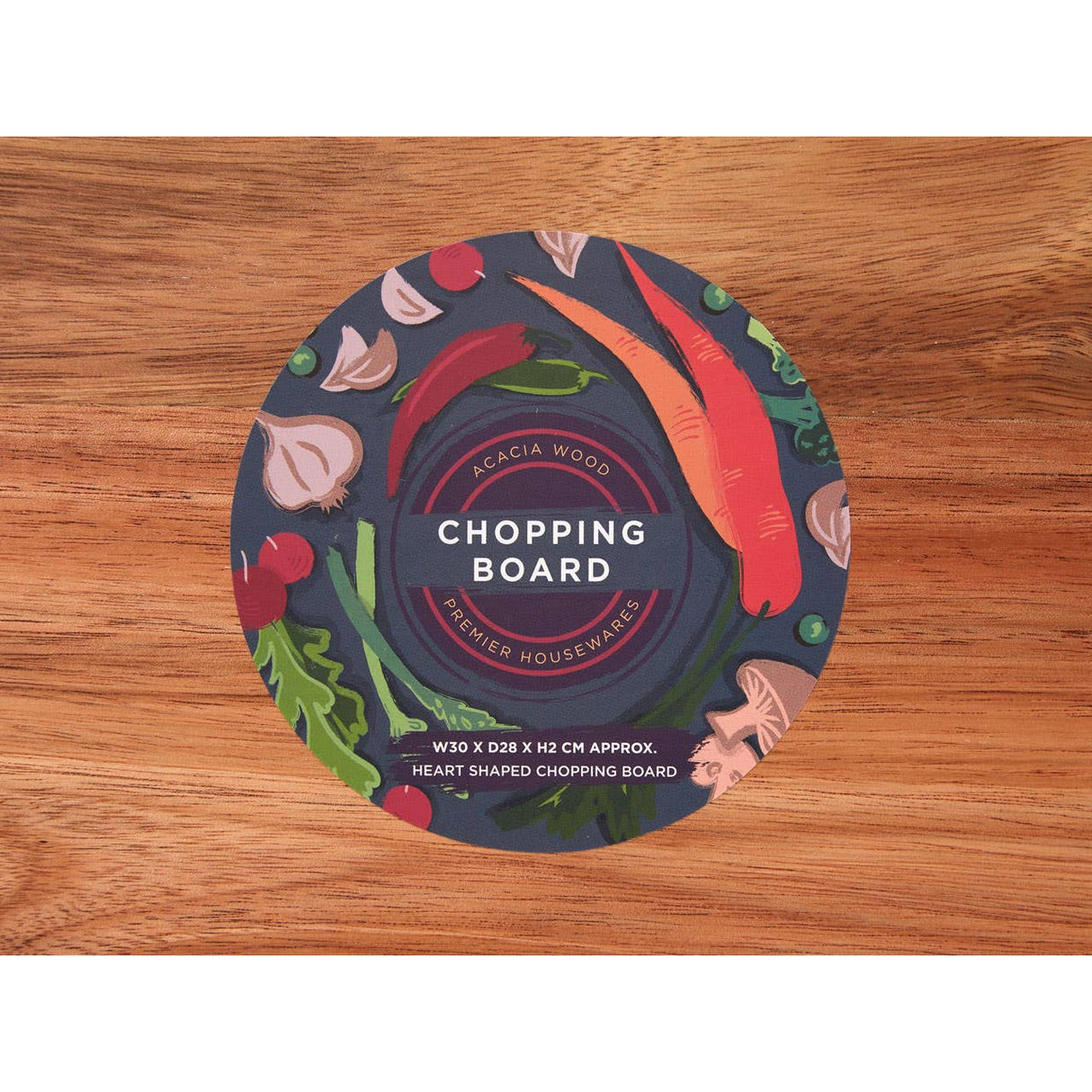 Socorro Round White Edge Chopping Board