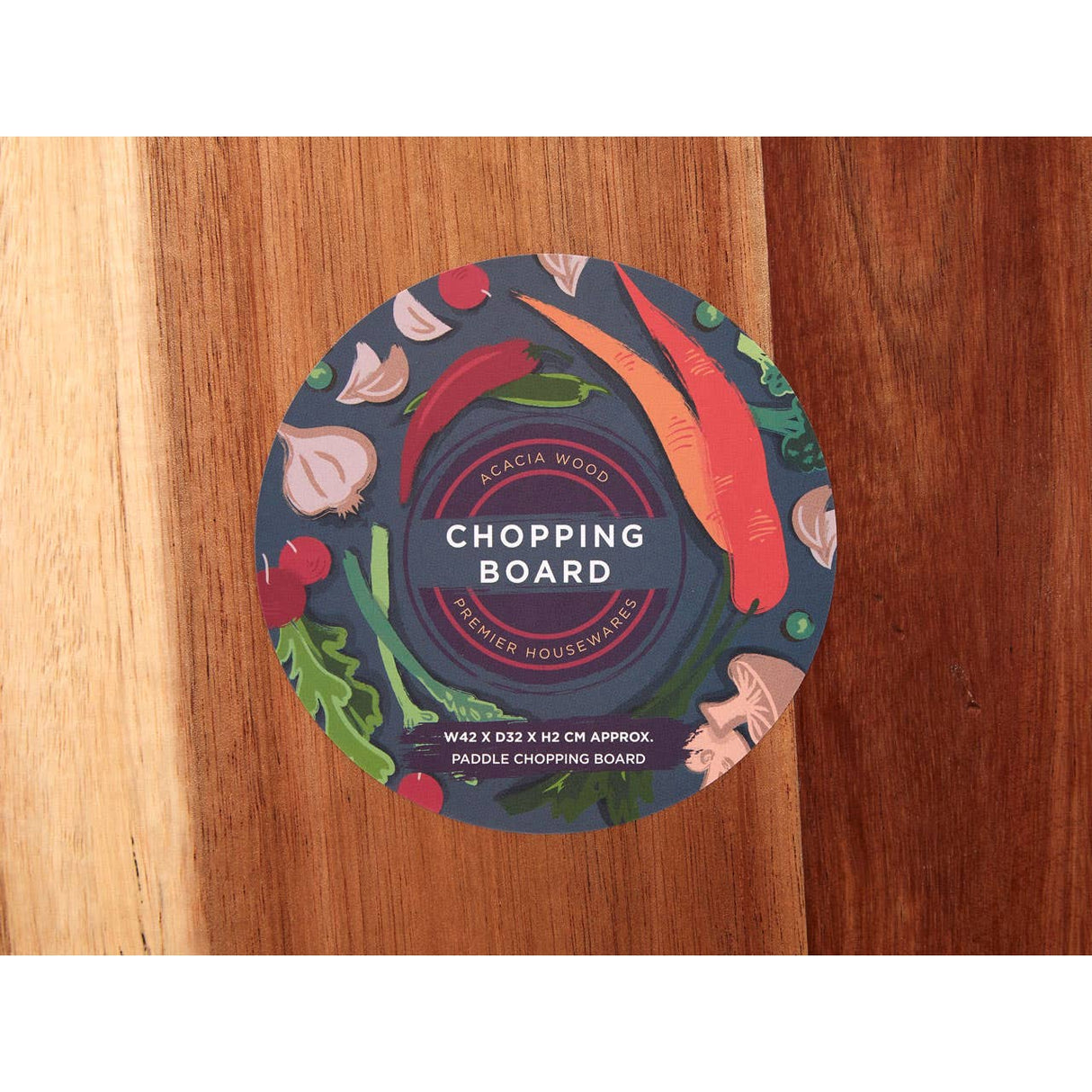 Sorocco Chopping Board With Black Handle